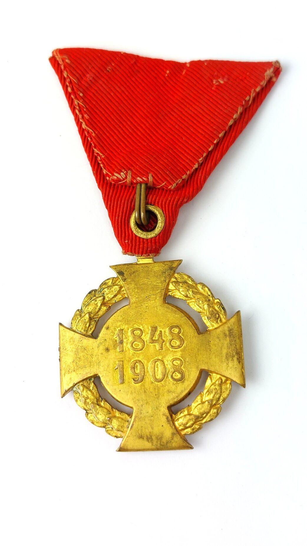 Austro-Hungarian, 1908 Jubilee Cross Medal,Civil Service Issue Kaiser Franz Joseph I (4)