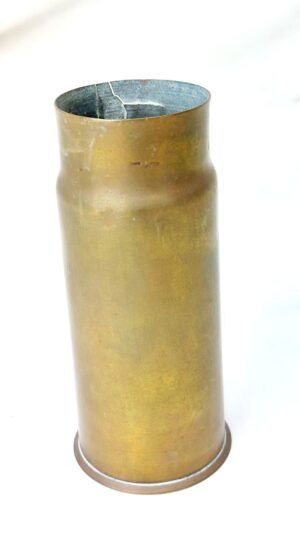 British, Pre-WWII-March 1939, QF 3-Pounder (47mm) Hotchkiss Mark IV Brass Cartridge Case – ECC Marked