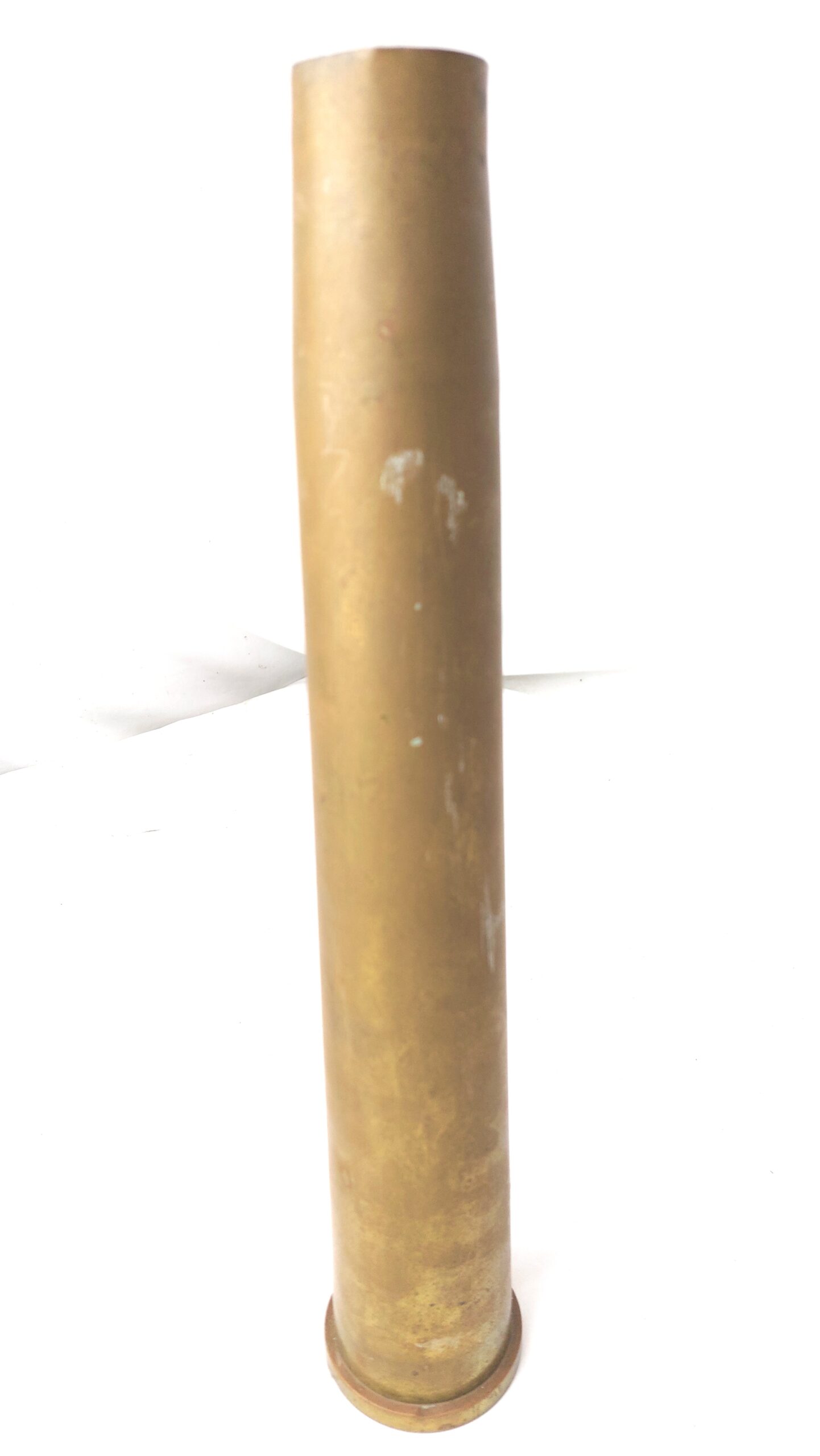 British, 1953, 40mm Bofors L70 Mk I Brass Cartridge Case, Royal Laboratory RL (1)