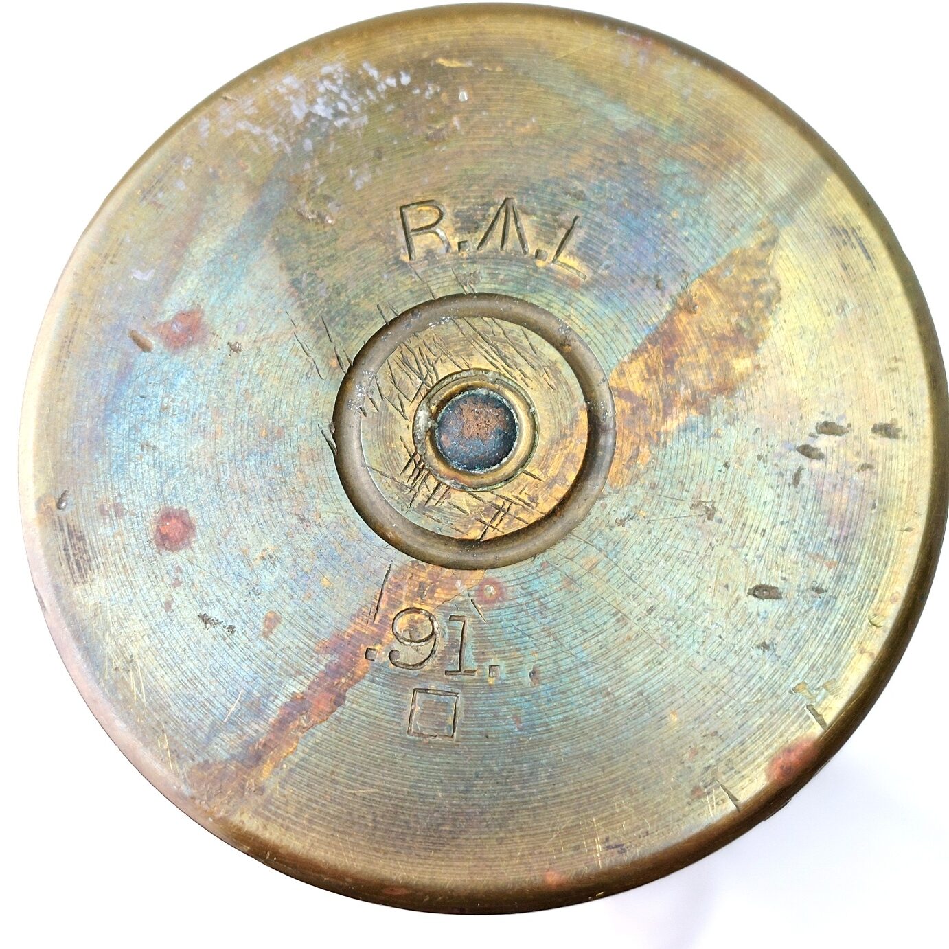 British, 1991, Brass Artillery Cartridge Case by Royal Arsenal (R↑L) (6)