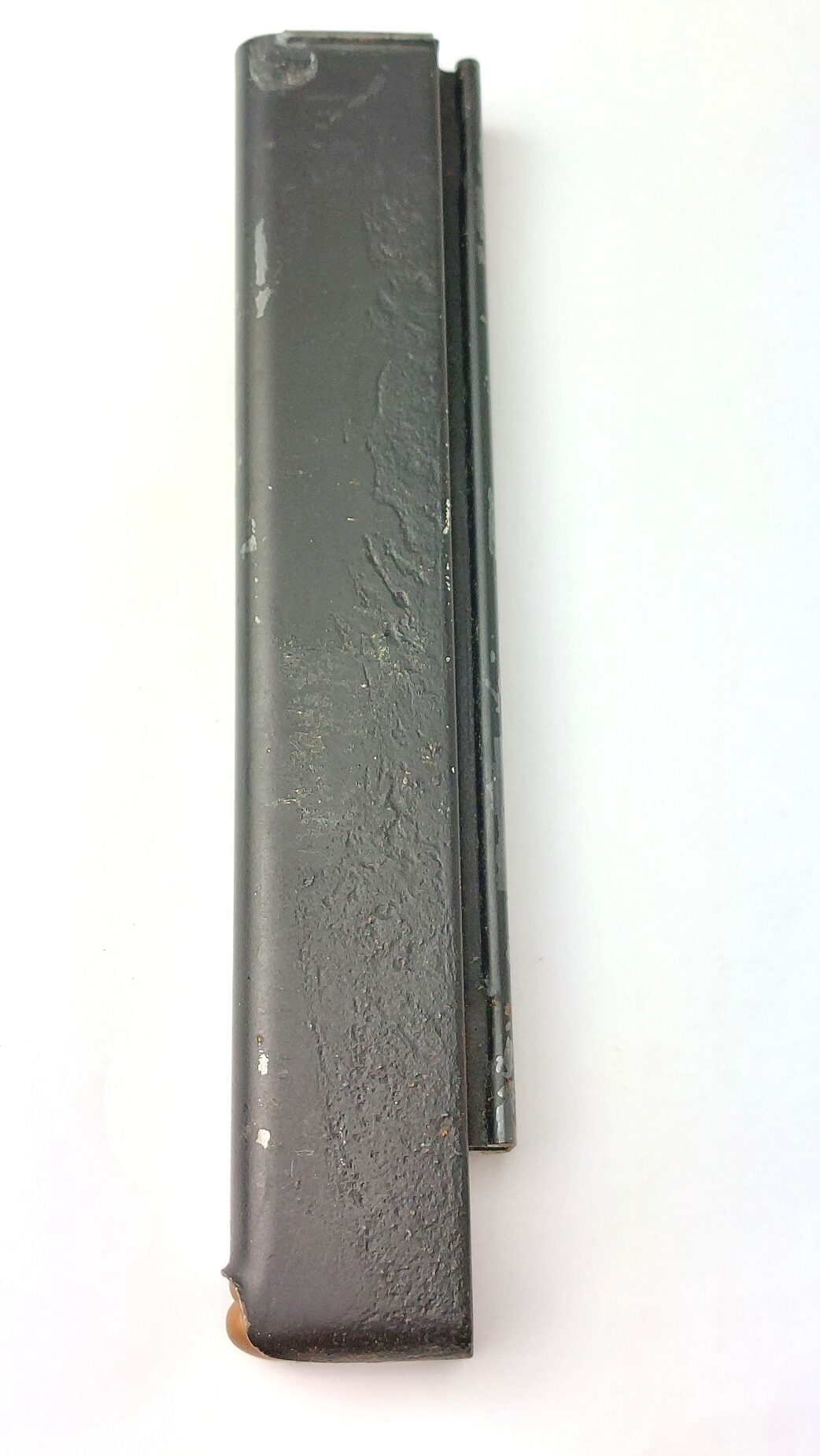 British American, World War II, STEN Submachine Gun Magazine, by The Seymour Products Co., with 1942 Frankford Arsenal Cartridges, Inert (1)