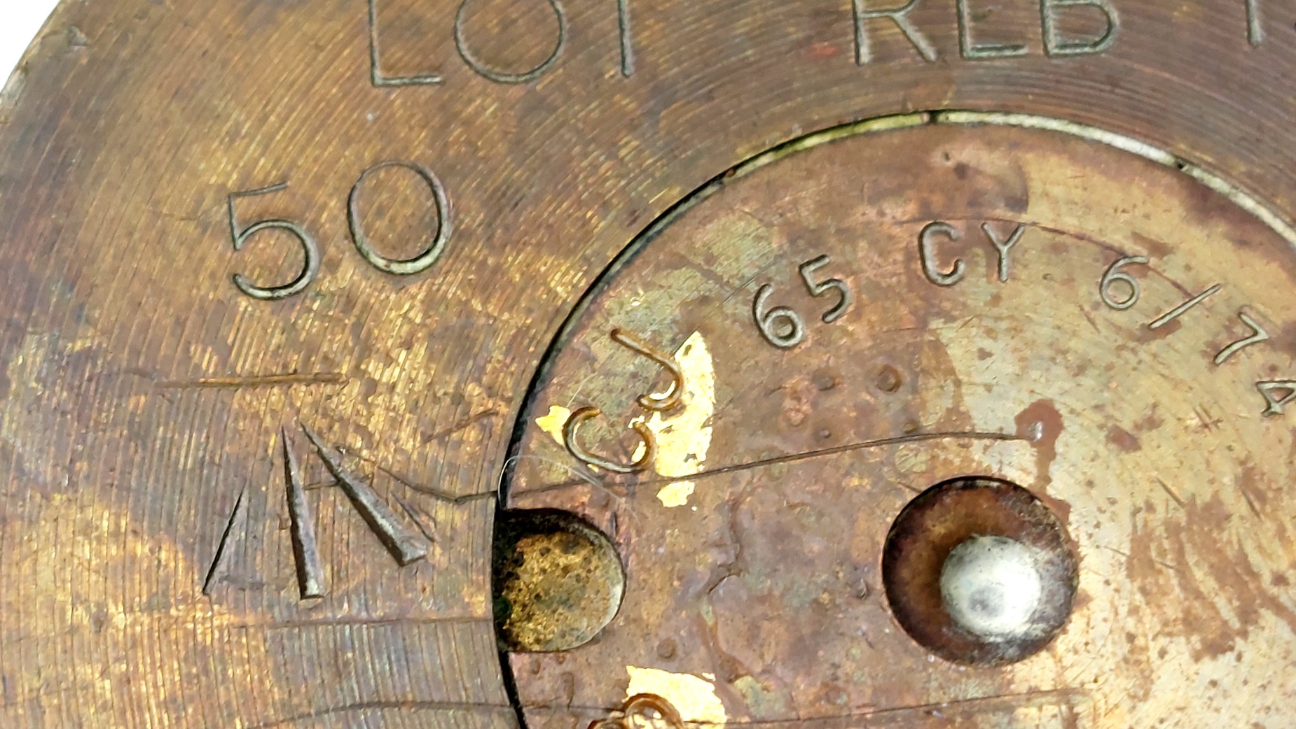 British, Dated 1975, QF 3-Pounder Blank Cartridge Case, RLB (Royal Laboratory Birtley) (10)