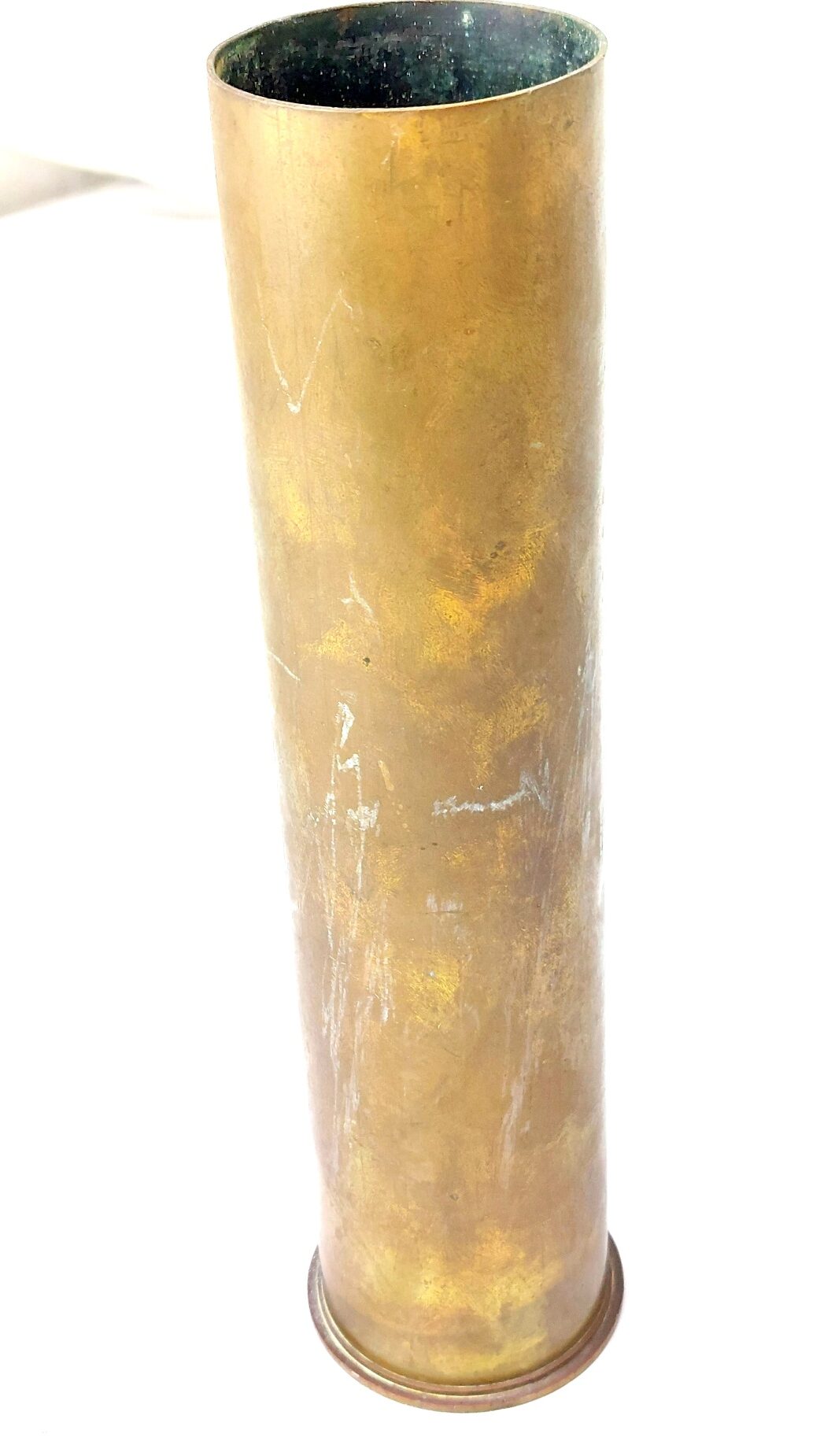 British, Dated 1975, QF 3-Pounder Blank Cartridge Case, RLB (Royal Laboratory Birtley) (2)