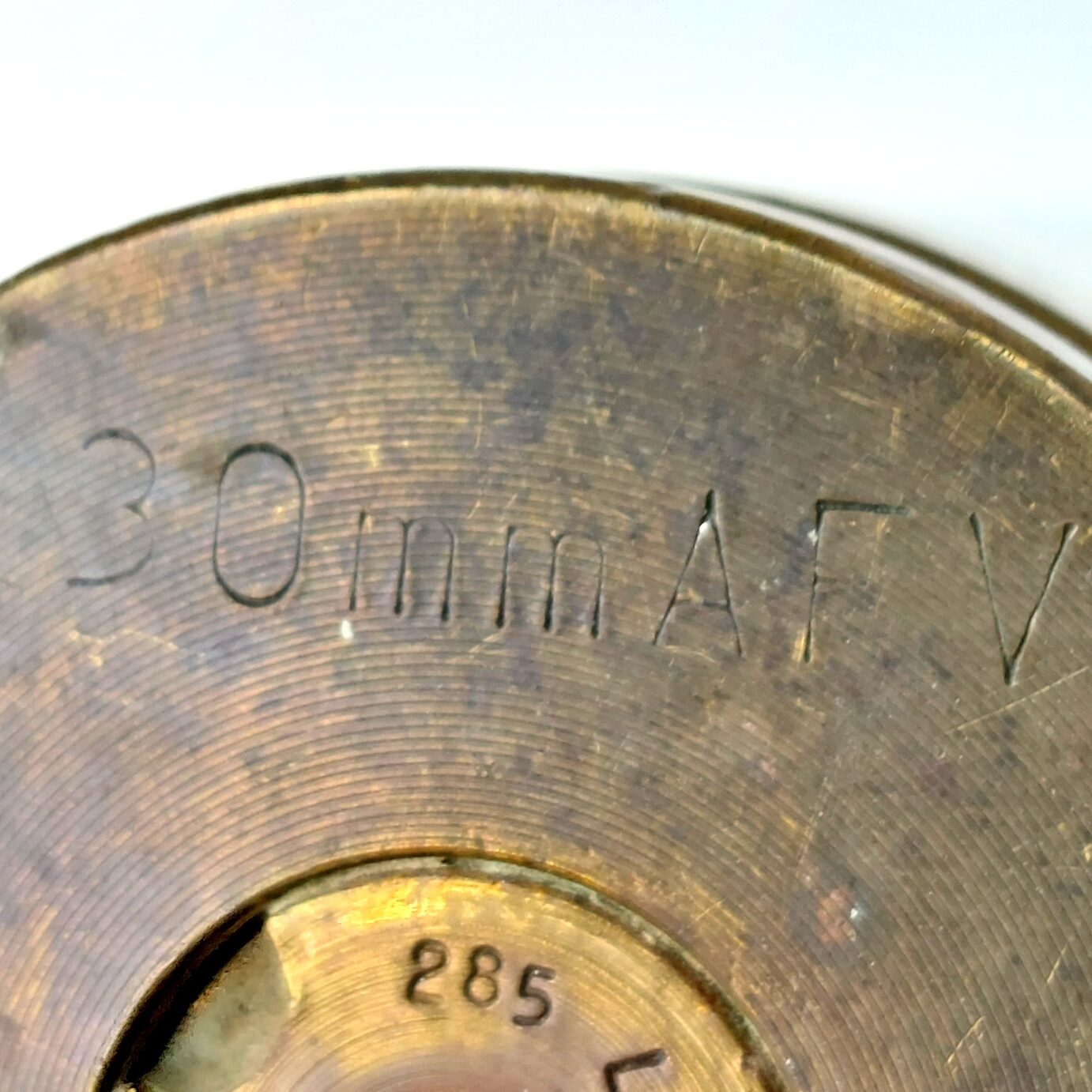 British, Dated 198586, 30mm AFV RARDEN Round, RG Radway Green CY Chorley, Inert (6)