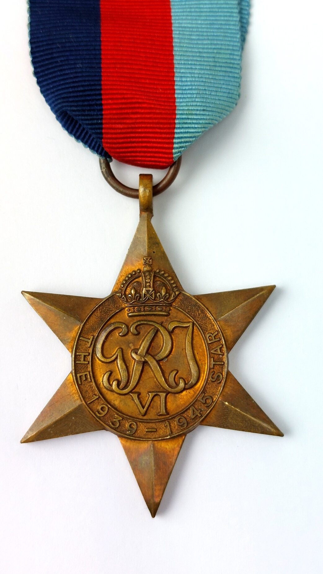 British, WWII, The 1939–1945 Star Campaign Medal – Original Full-Size Medal with Ribbon (2)