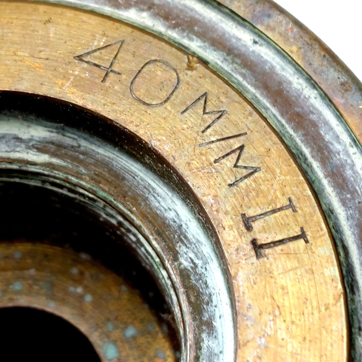 British, World War II - 1942 Dated, 40mm Bofors Mark II Anti-Aircraft Gun Brass Cartridge Case – AGC (10)