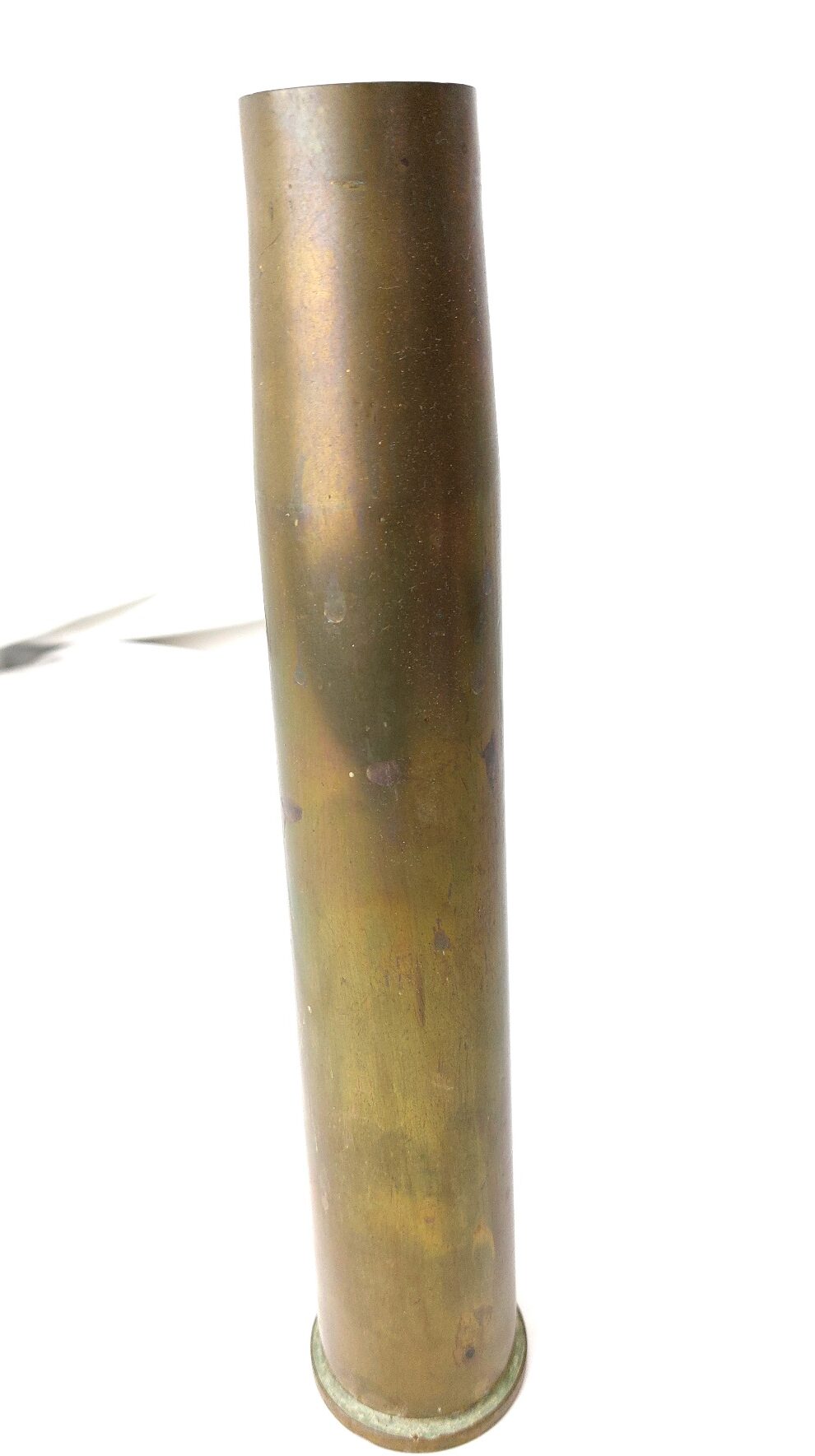 British, World War II - 1942 Dated, 40mm Bofors Mark II Anti-Aircraft Gun Brass Cartridge Case – AGC (2)