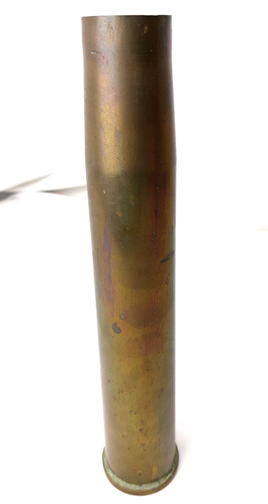 British, World War II - 1942 Dated, 40mm Bofors Mark II Anti-Aircraft Gun Brass Cartridge Case – AGC (3)