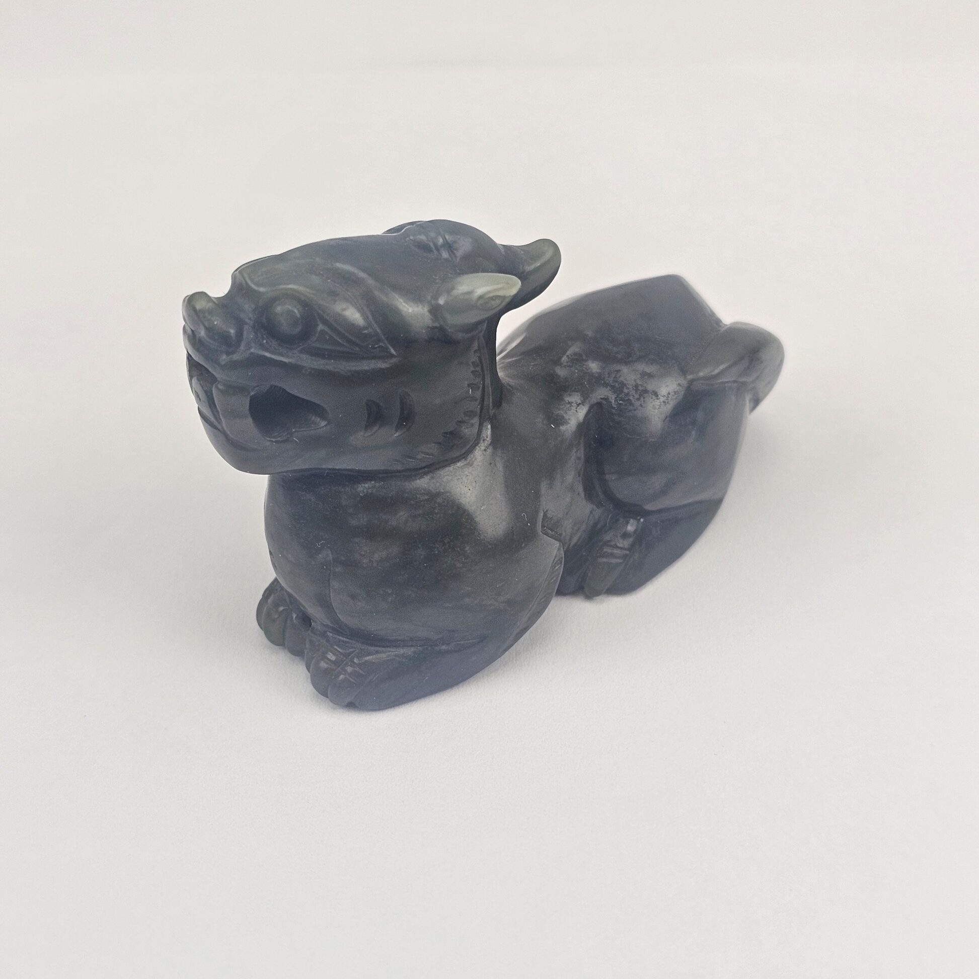 Chinese Nephrite Jade Carving Of A Mythical Pei-Yao #3 (2)