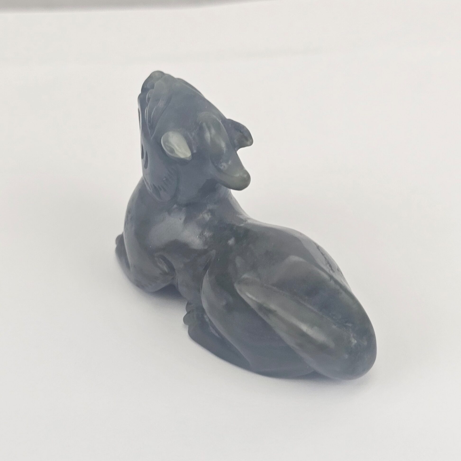 Chinese Nephrite Jade Carving Of A Mythical Pei-Yao #3 (3)