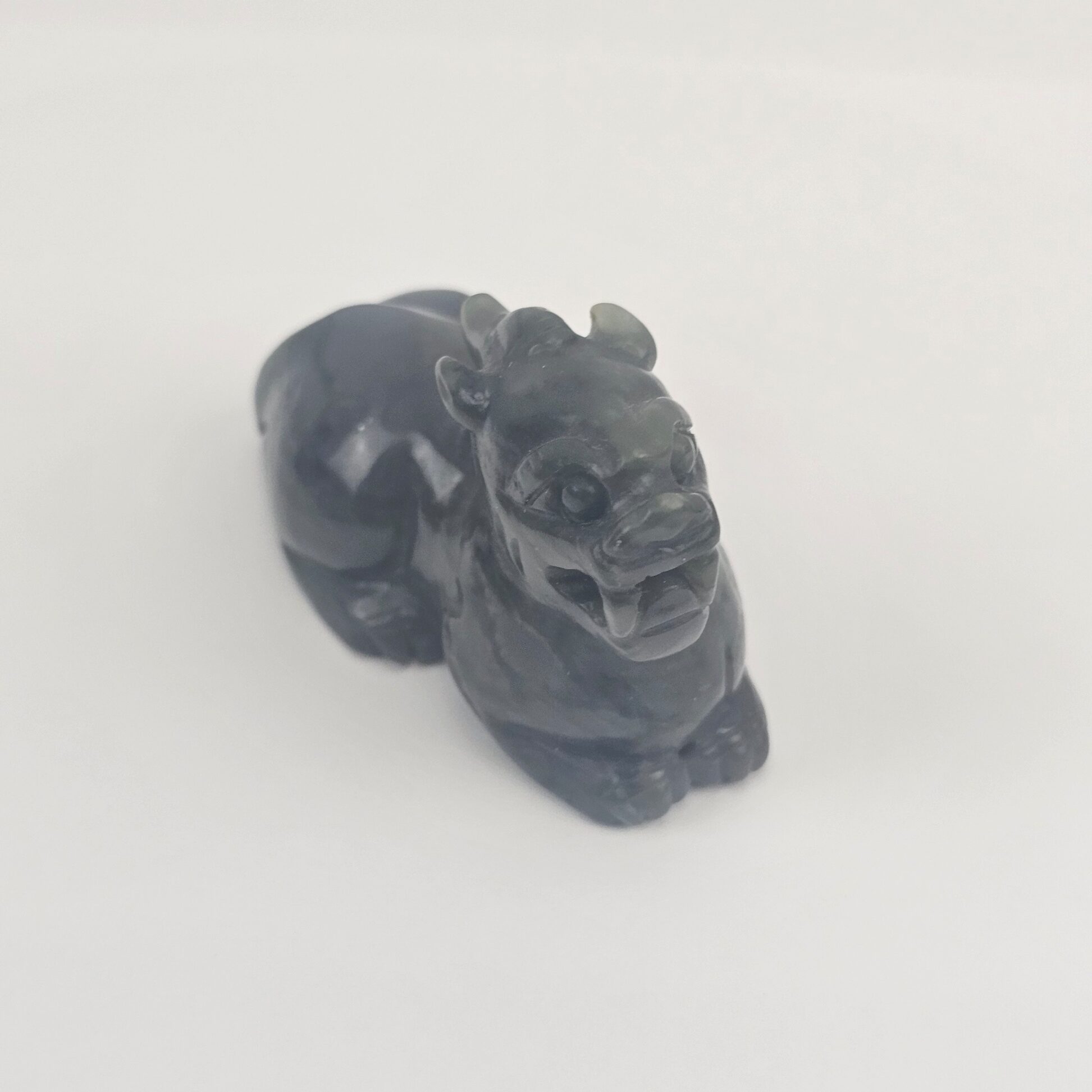Chinese Nephrite Jade Carving Of A Mythical Pei-Yao #3 (5)