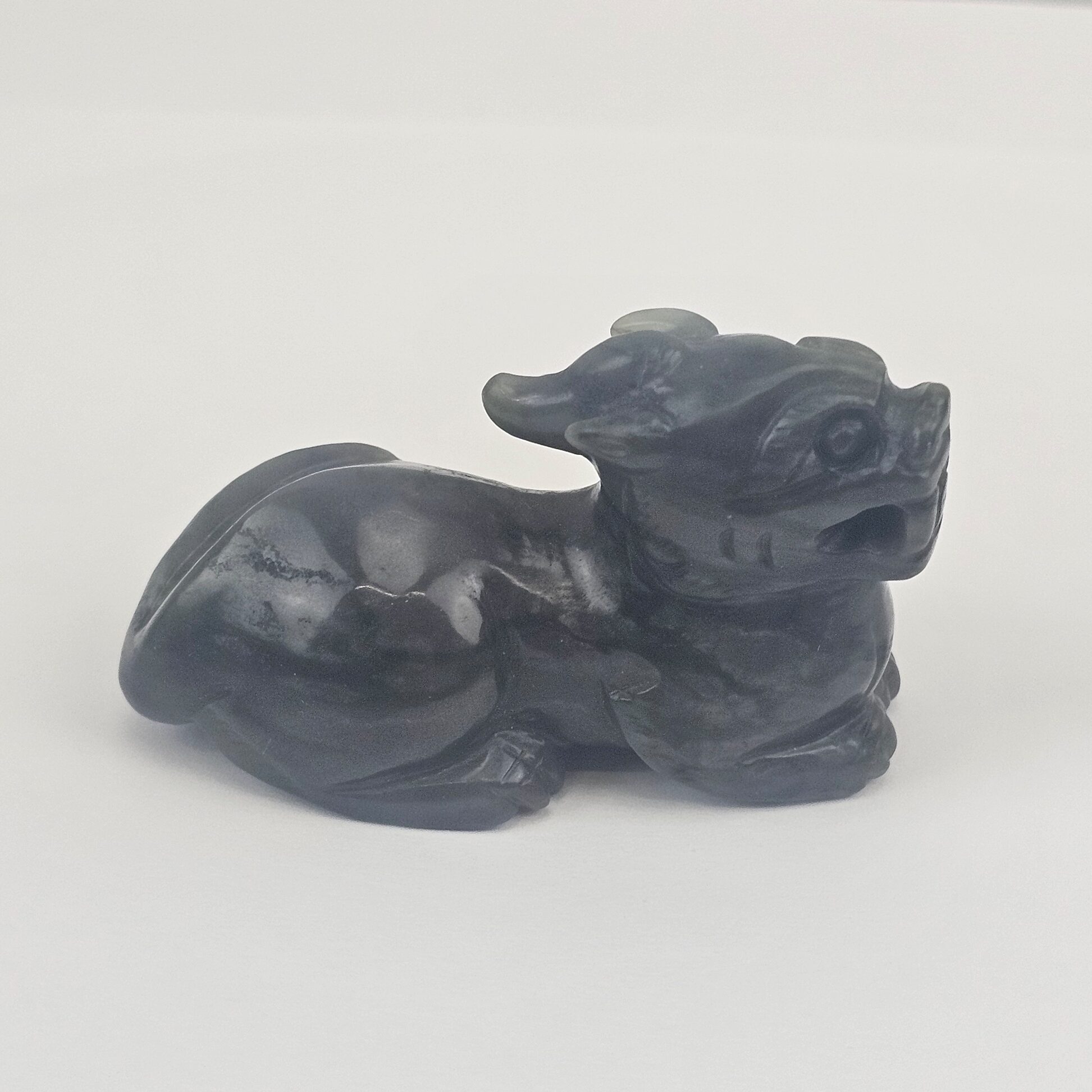 Chinese Nephrite Jade Carving Of A Mythical Pei-Yao #3 (7)