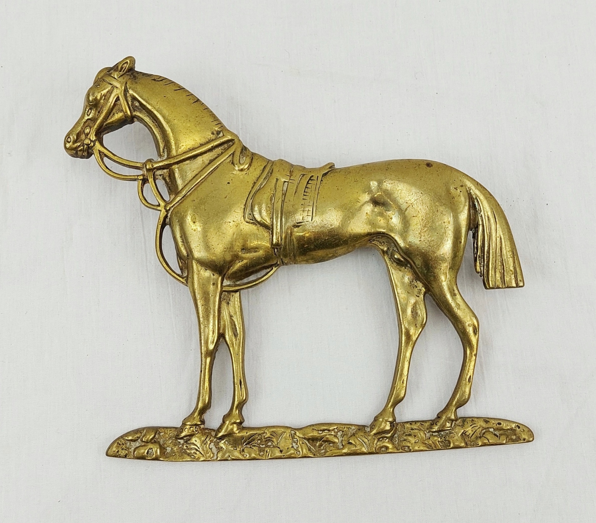 Early 20th Century Brass Horse (1)