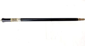 Indian, Late 19th to Early 20th Century, Concealed Military Swagger-Swagger Sword Stick, with Locking Mechanism