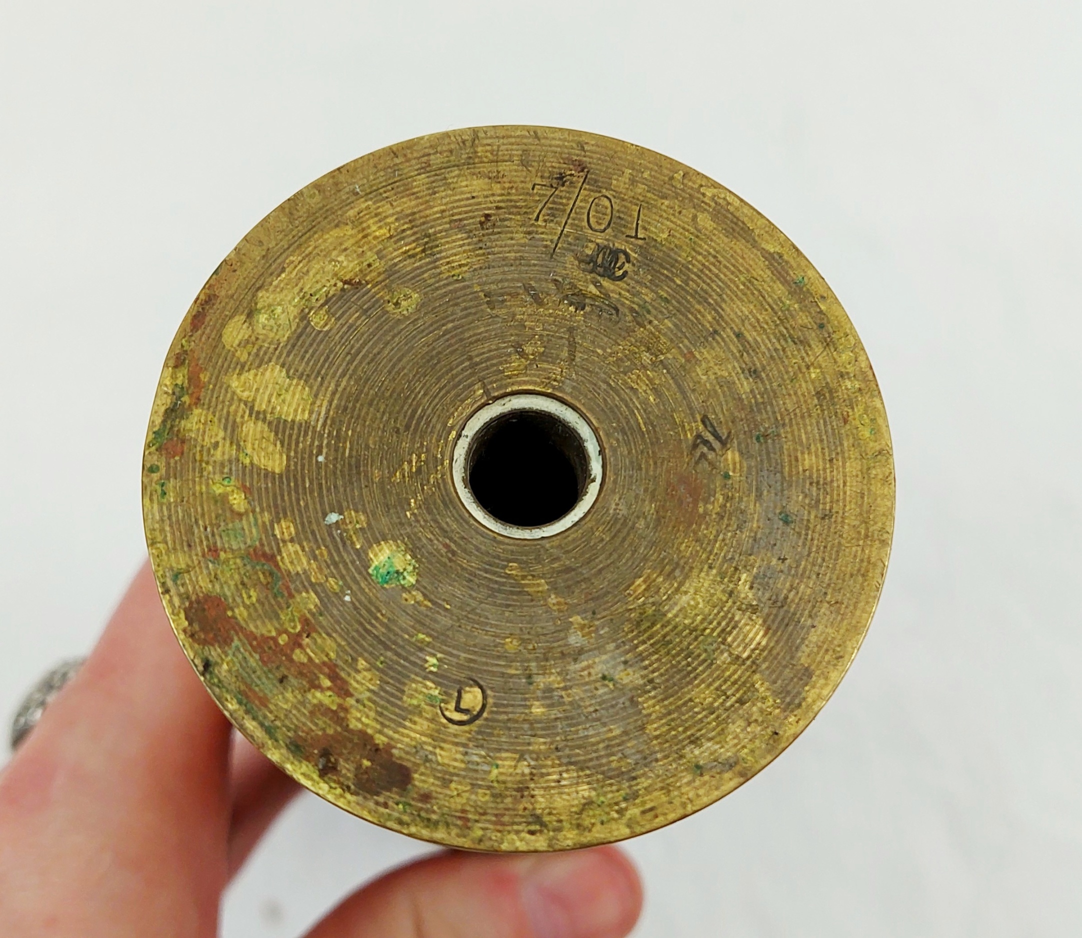 Inert Early 20th Century Japanese 47mm Hotchkiss Cannon Round 2 4