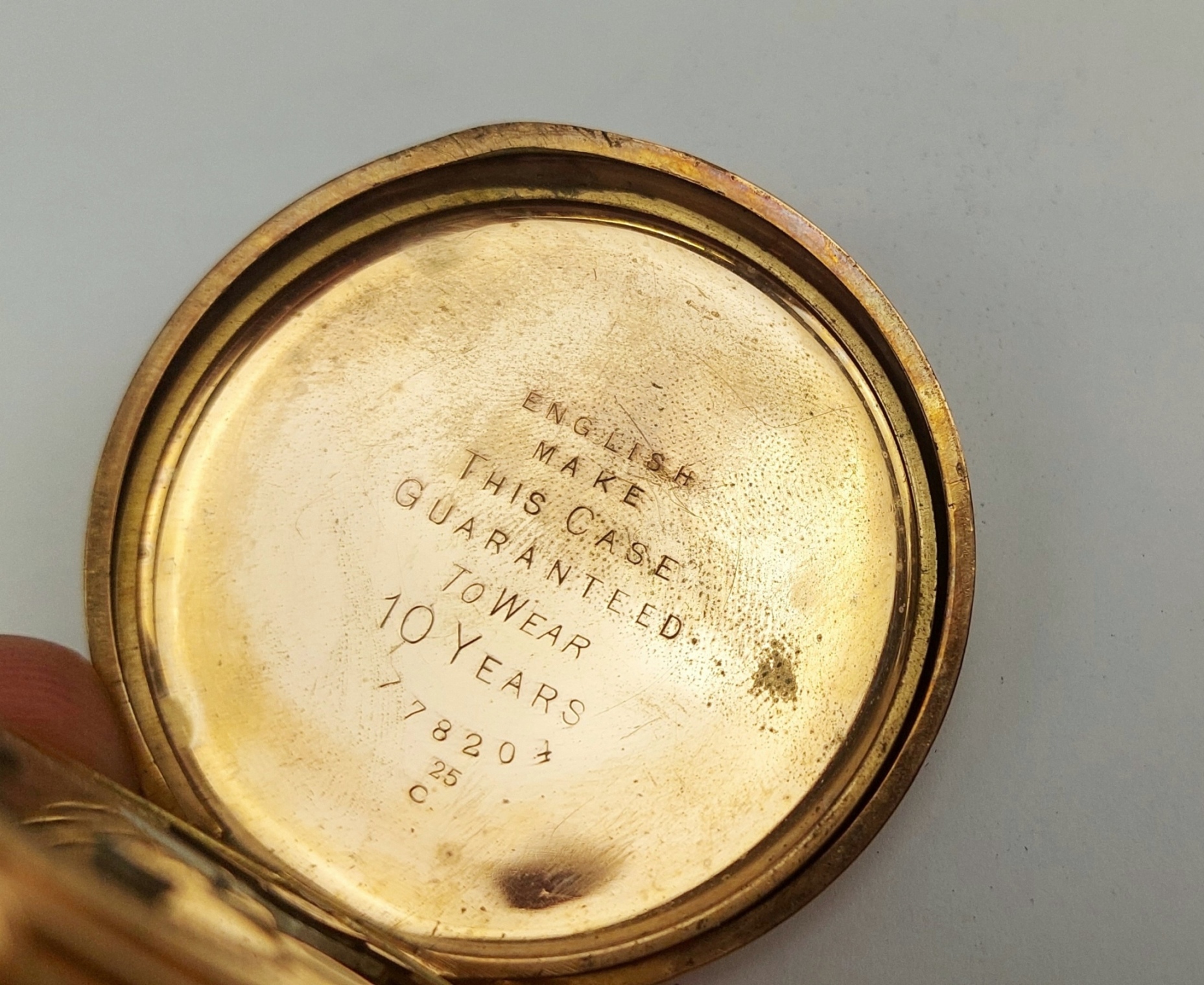 JA_5982242437 - c1900 Gold Filled Full Hunter Pocket Watch by Thomas Russell & Son (14)
