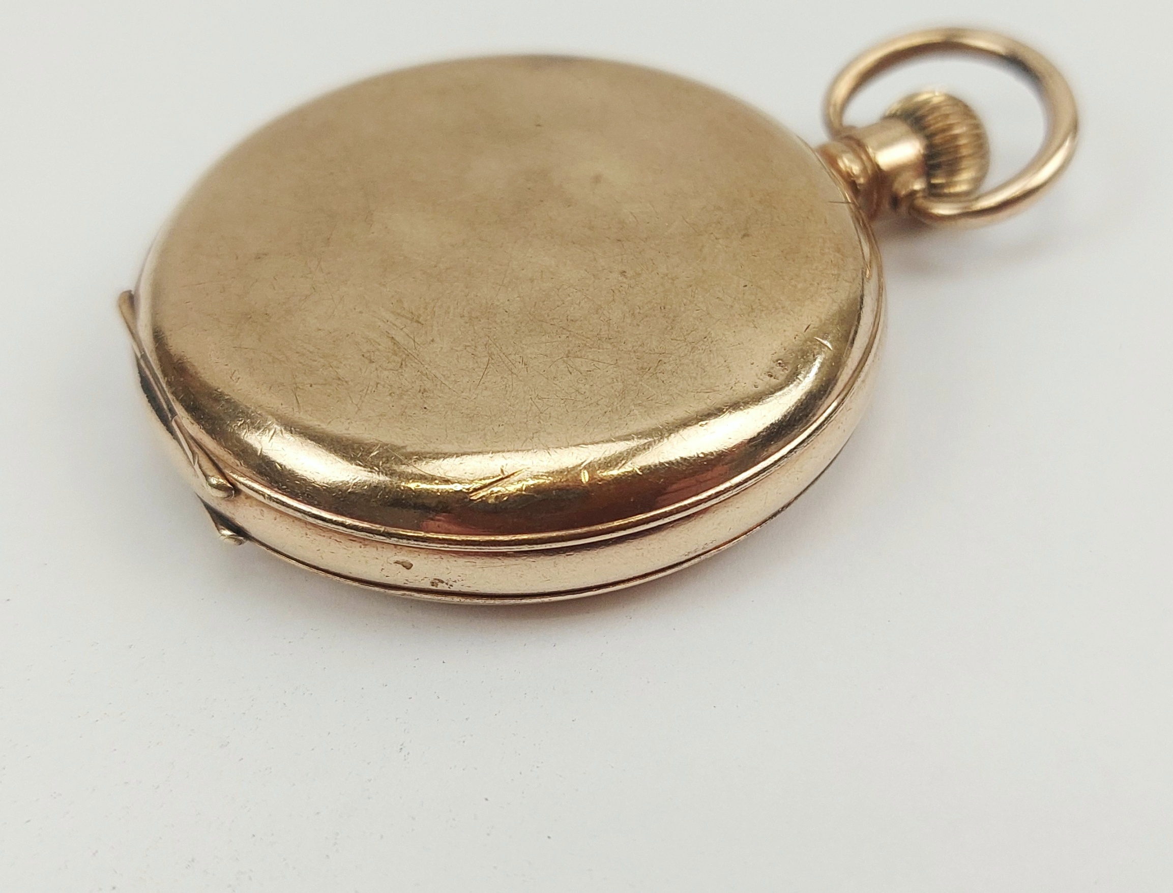 JA_5982242437 - c1900 Gold Filled Full Hunter Pocket Watch by Thomas Russell & Son (7)