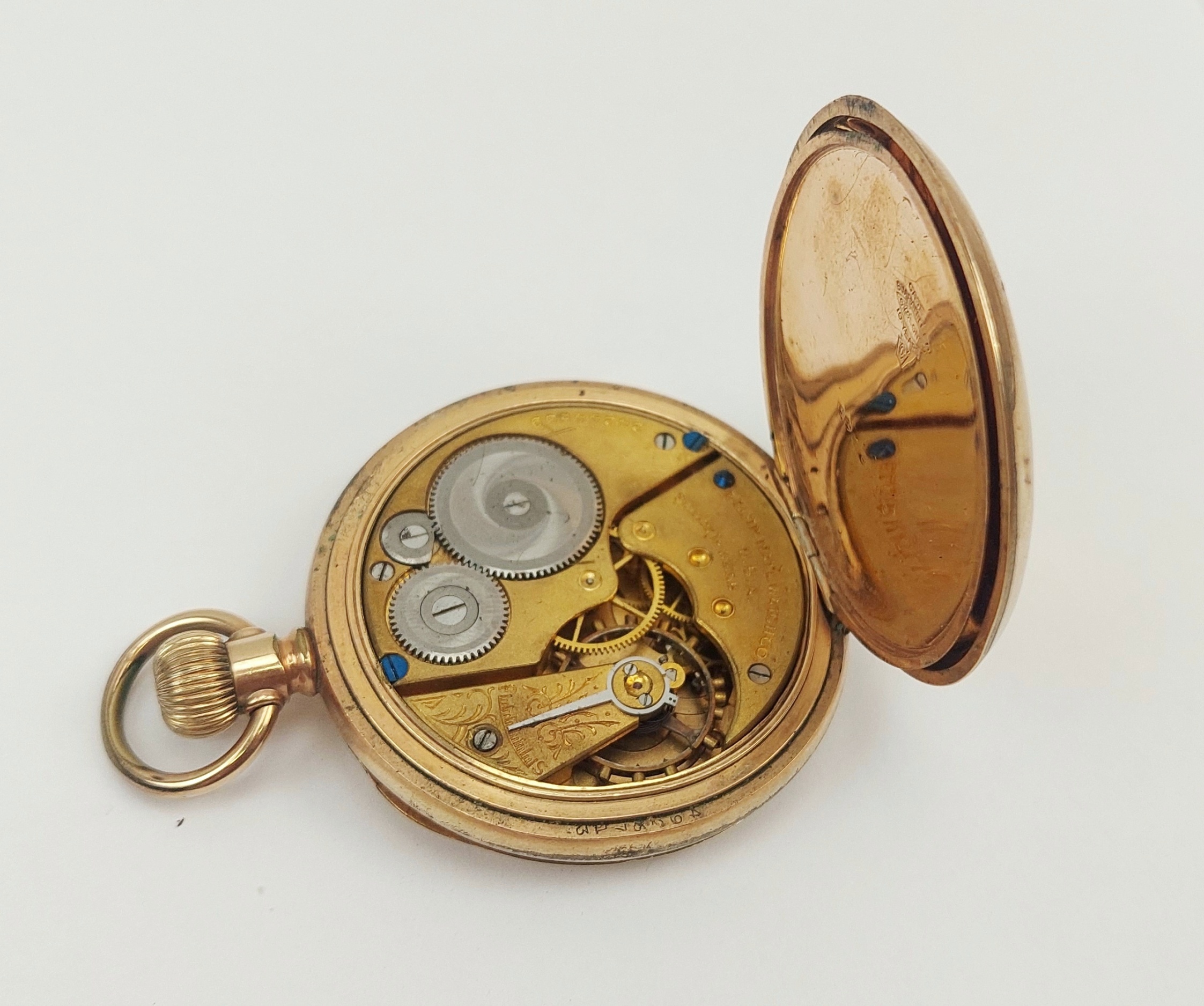 JA_6477242326 - c1920 Rolled Gold Top Wind Open Face Pocket Watch by Elgin (13)