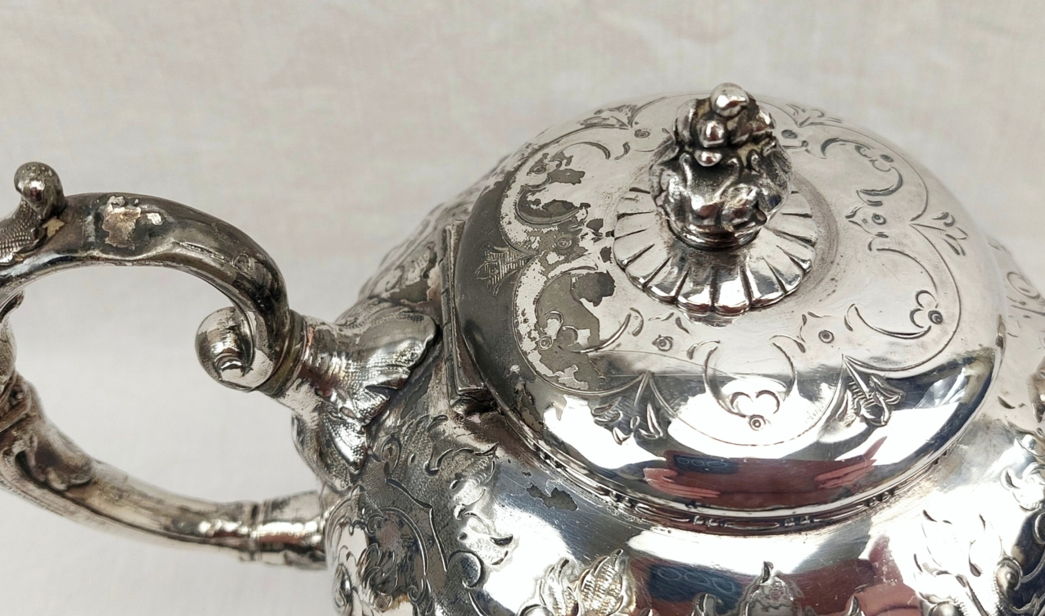 JA_7245243533 - Victorian Silver Plated Teapot by Skinner & Co (3)