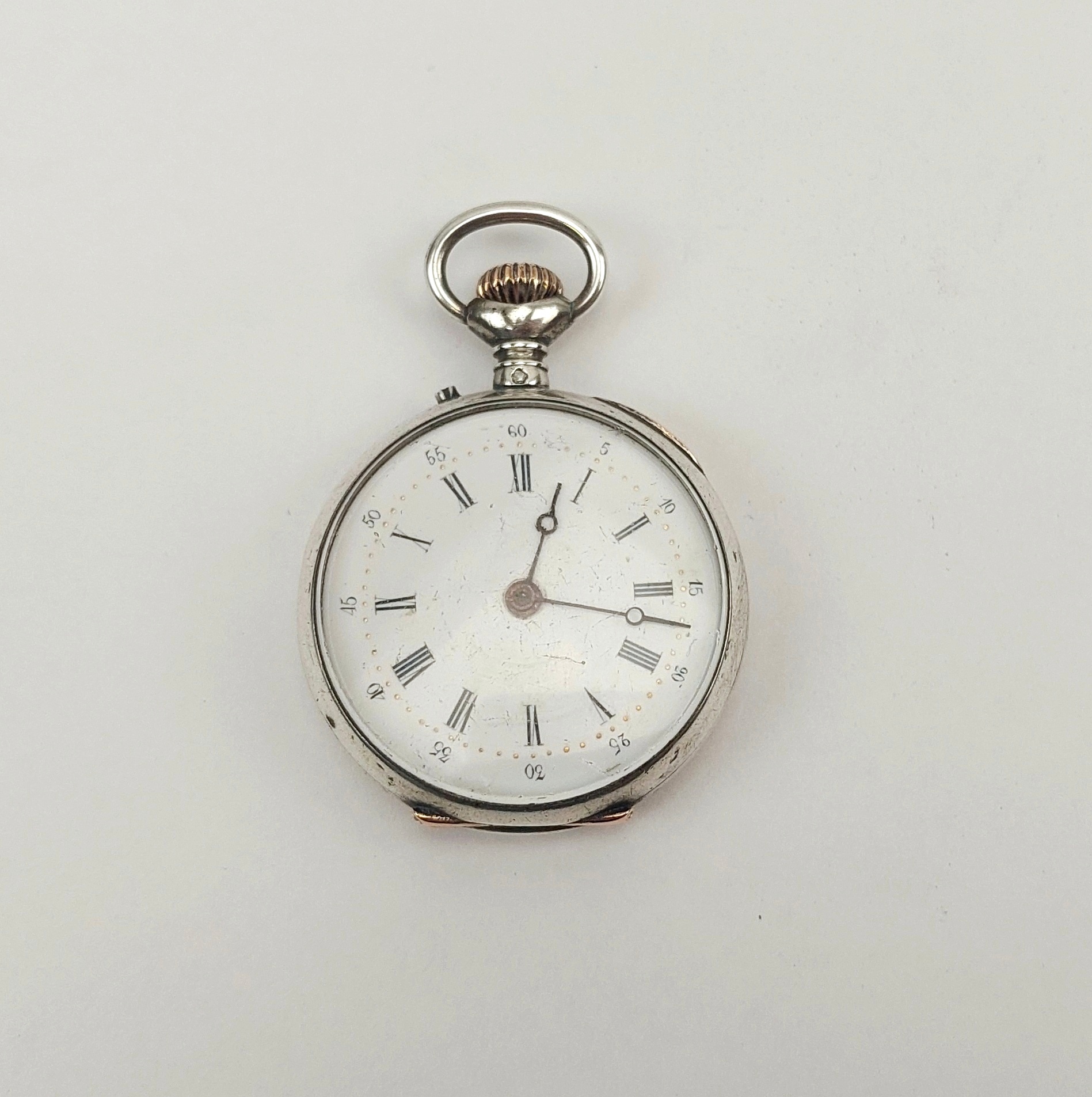 JA_7698242392 - French .800 Silver Ladies Pin Set Pocket Watch (1)