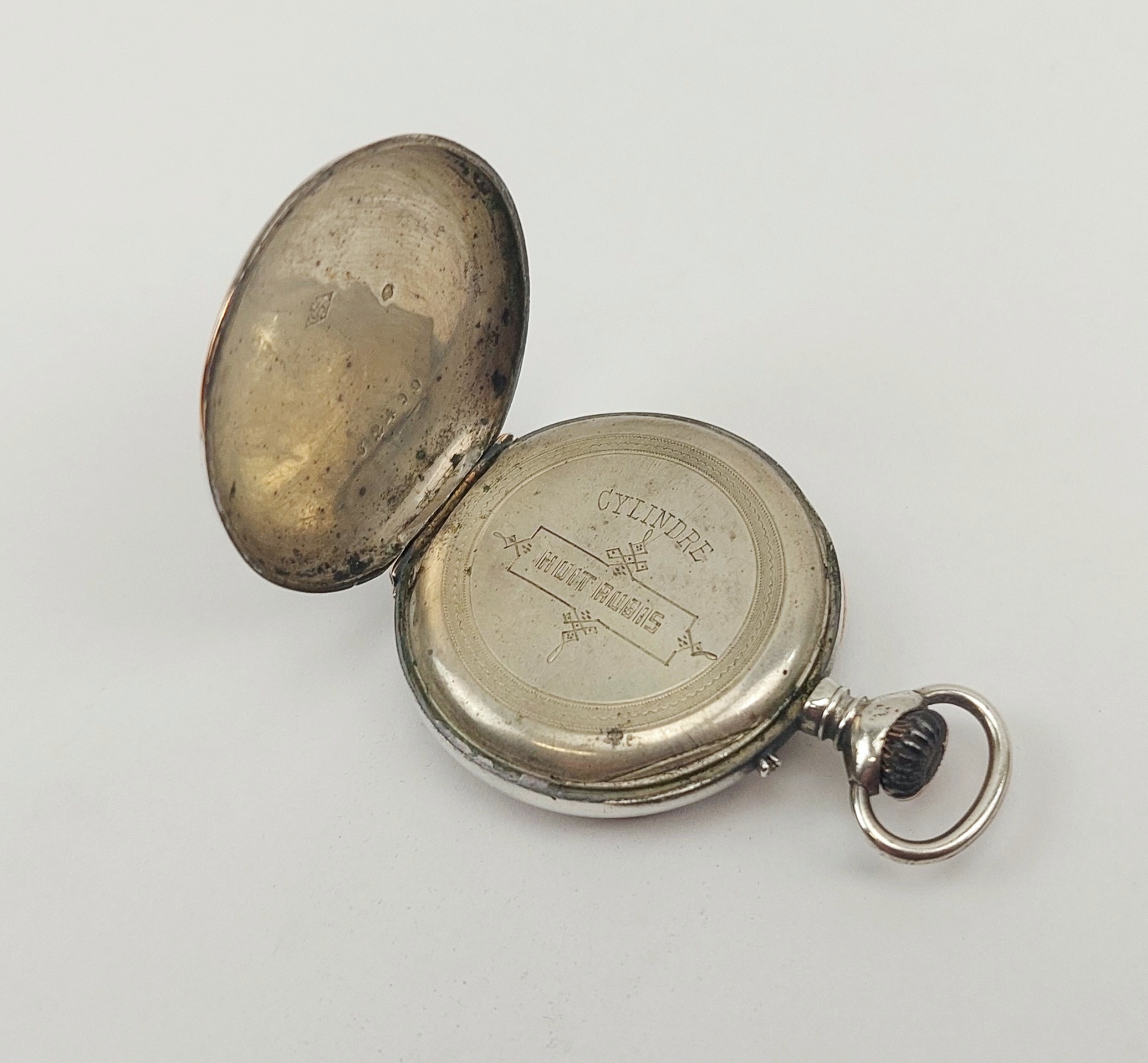 JA_7698242392 - French .800 Silver Ladies Pin Set Pocket Watch (10)