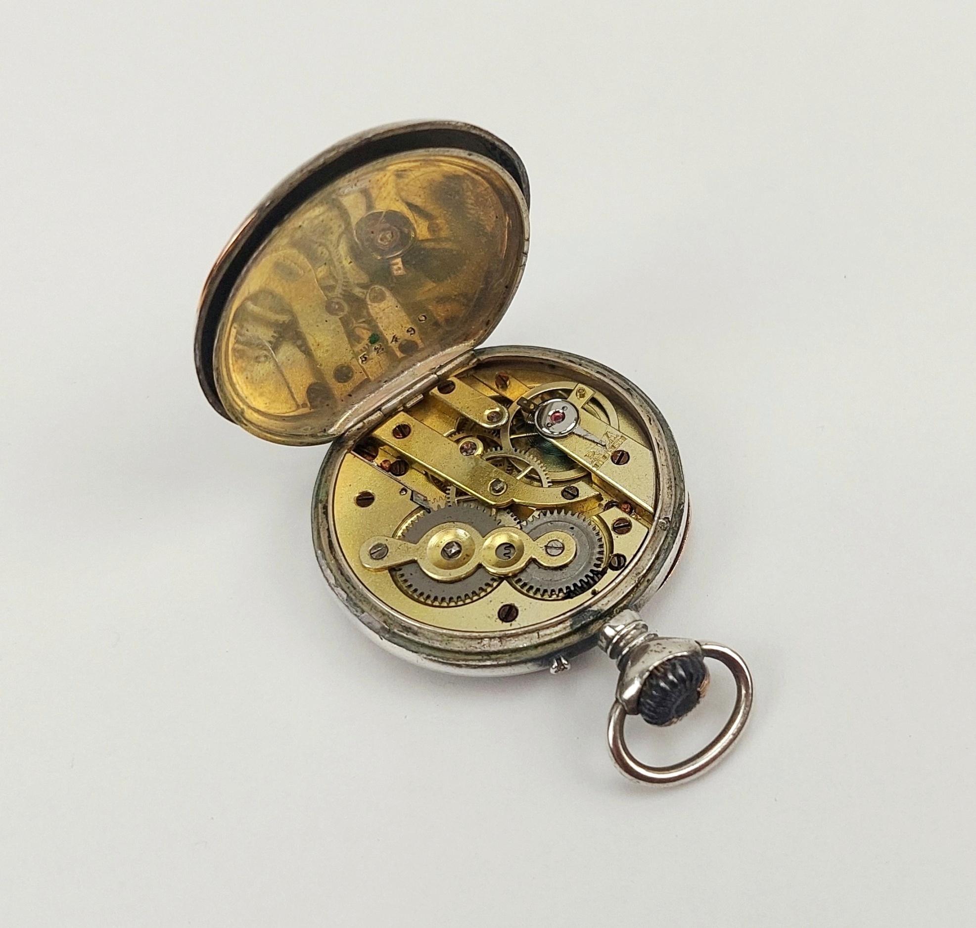 JA_7698242392 - French .800 Silver Ladies Pin Set Pocket Watch (15)
