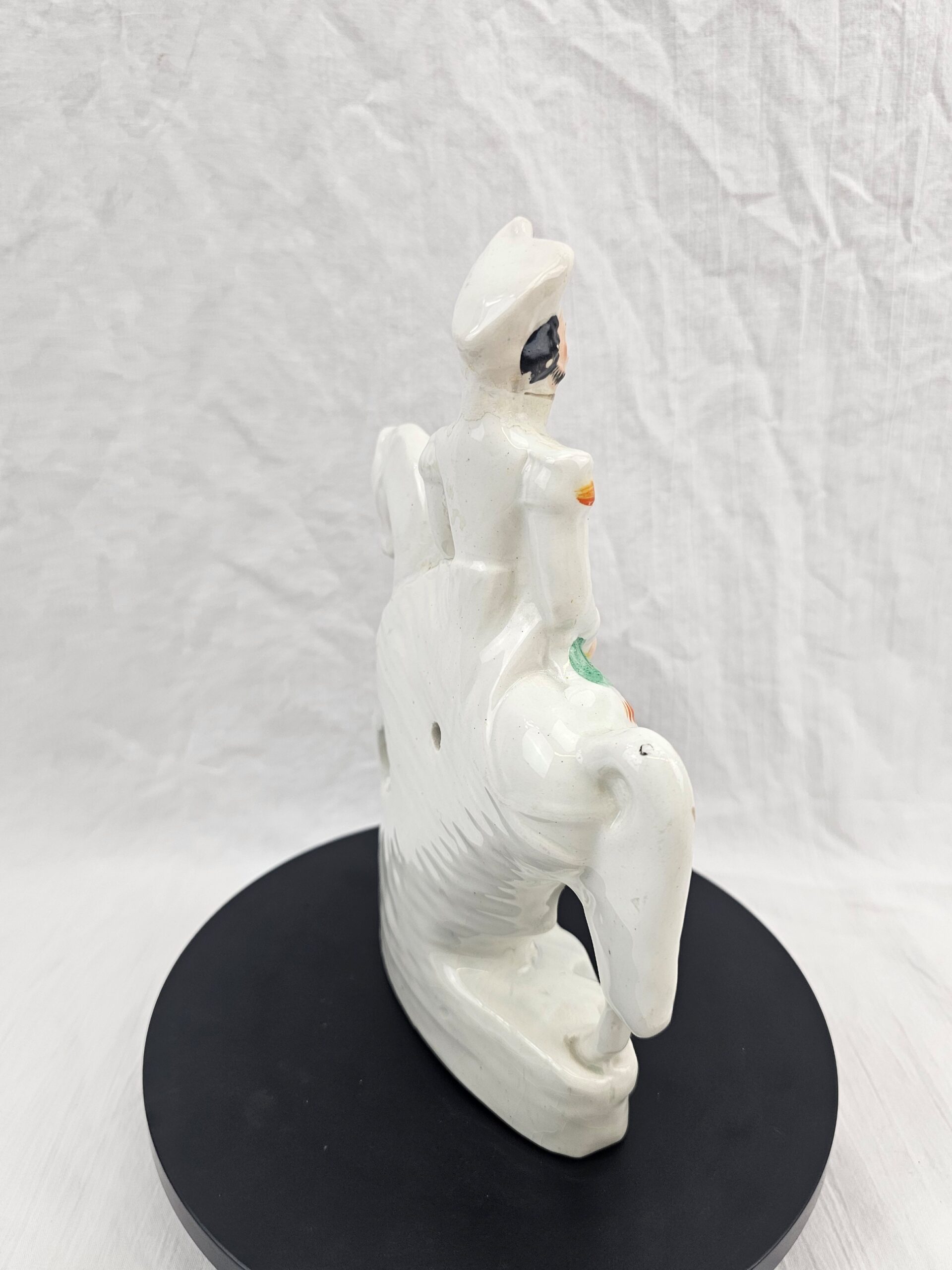 Mid Victorian Staffordshire Figurine Of General Sir Colin Campbell On Horseback 3