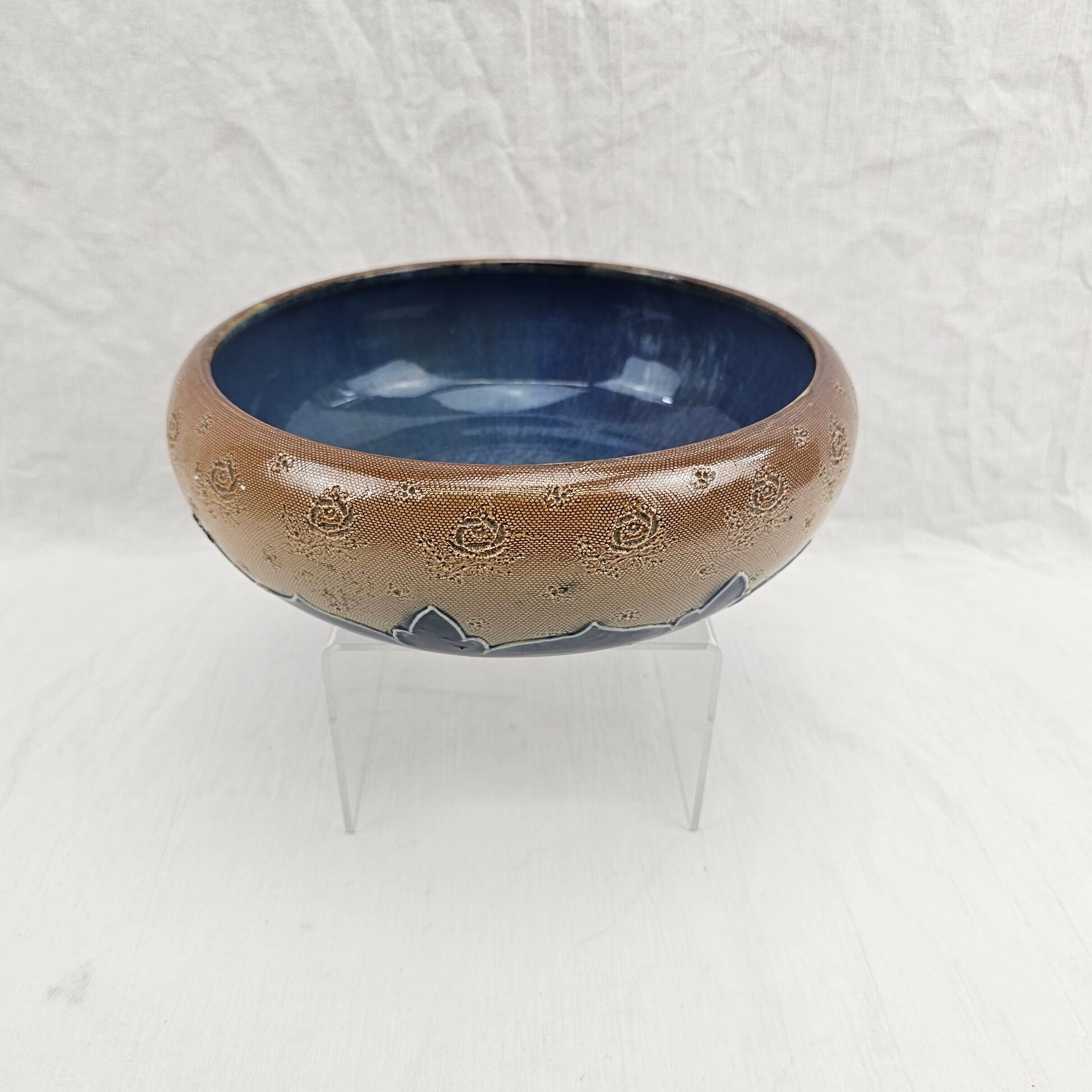 Royal Doulton Burslem 'Slater's Patent' Stoneware Bowl, c (1)
