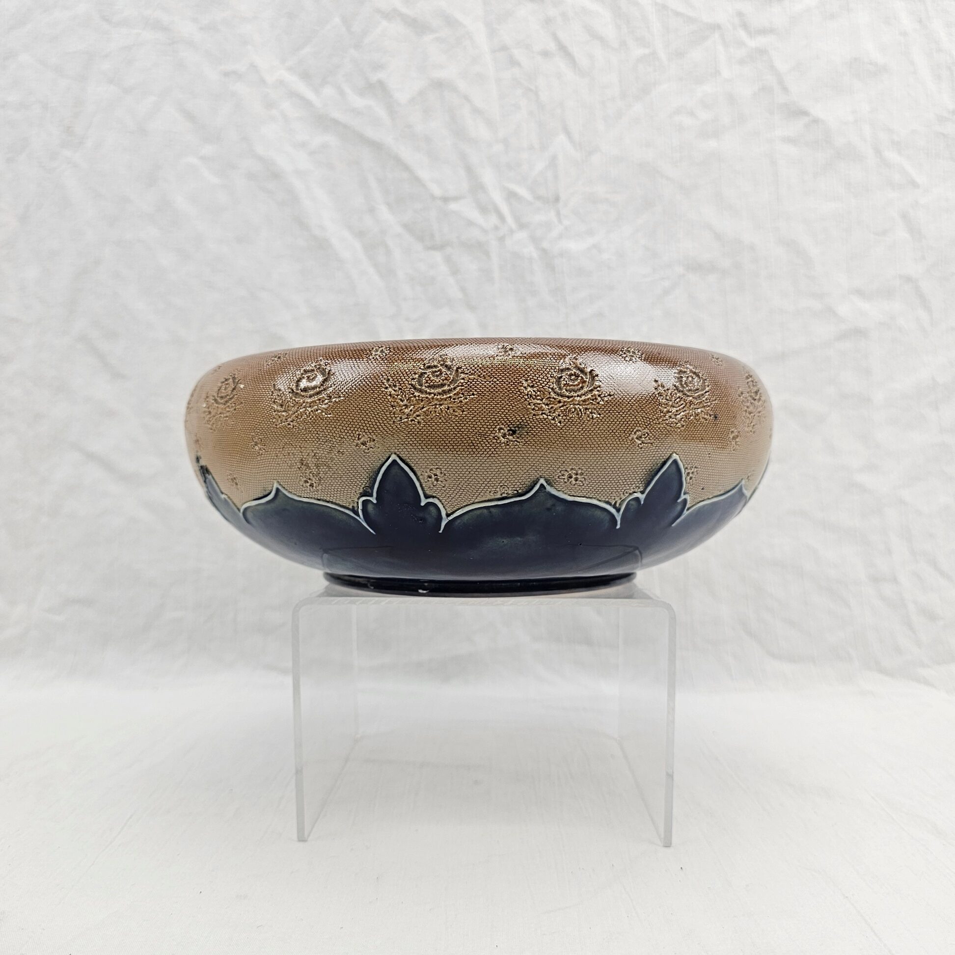 Royal Doulton Burslem 'Slater's Patent' Stoneware Bowl, c (2)