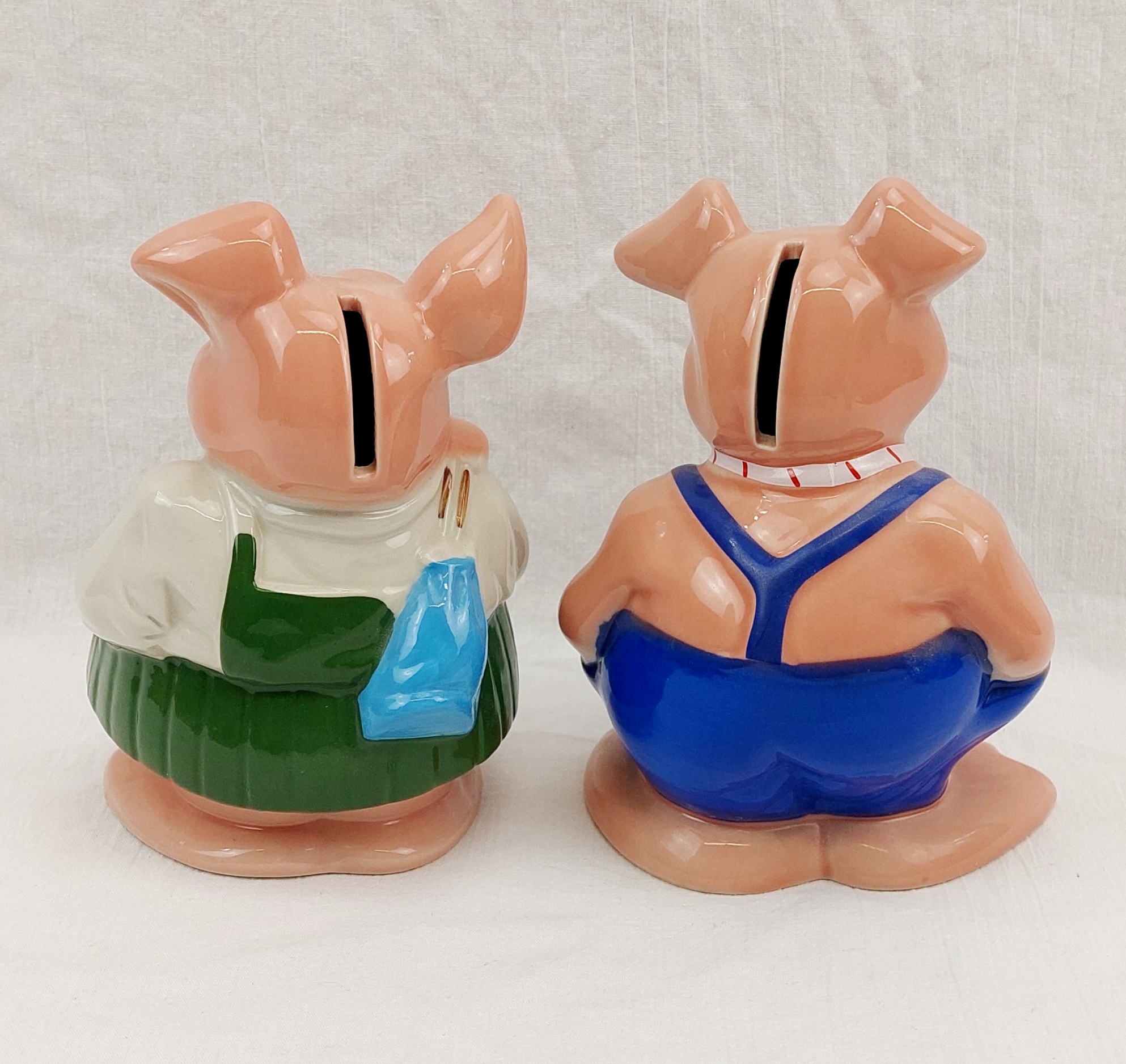 Set OF 5 NatWest Bank Pigs With Stoppers 6