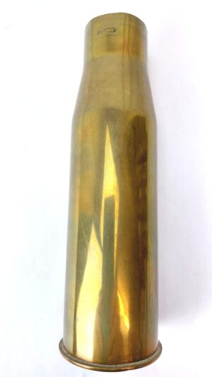 US, Pre-Early WWII Era, Experimental 37mm Anti-Aircraft Gun M2 Brass Shell Case – American Armament Corp – Winchester Primer