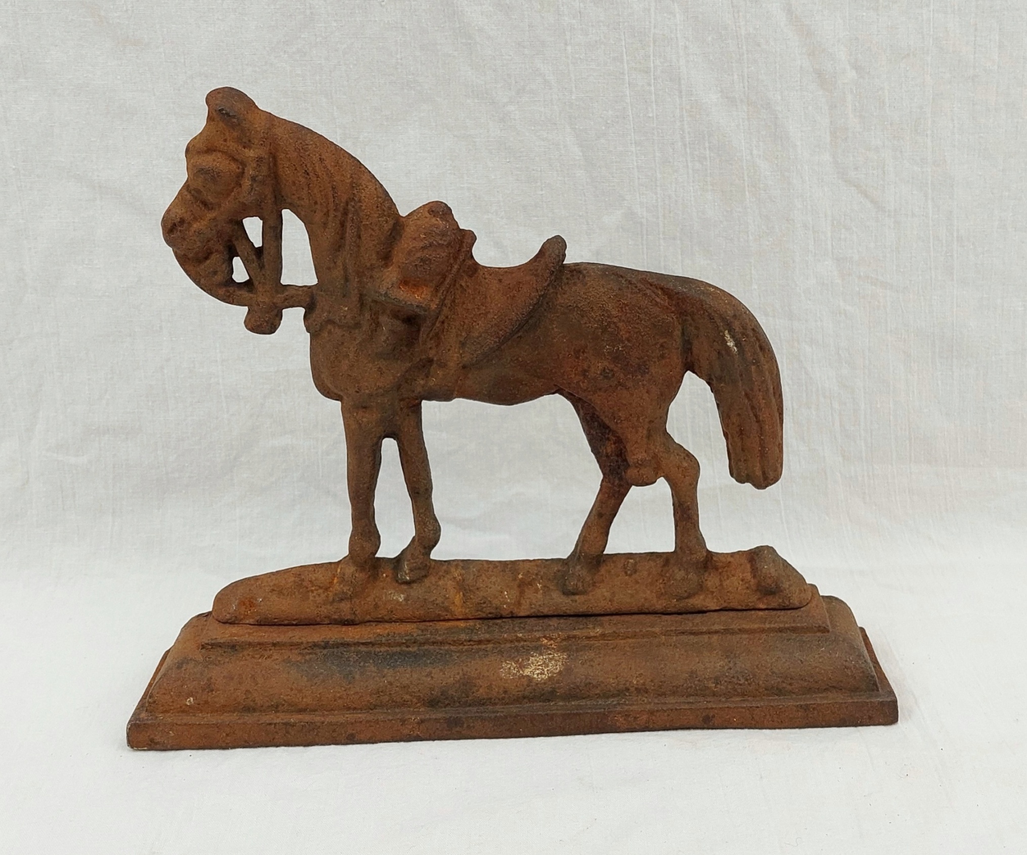 Victorian Cast Iron Door Stop (1)