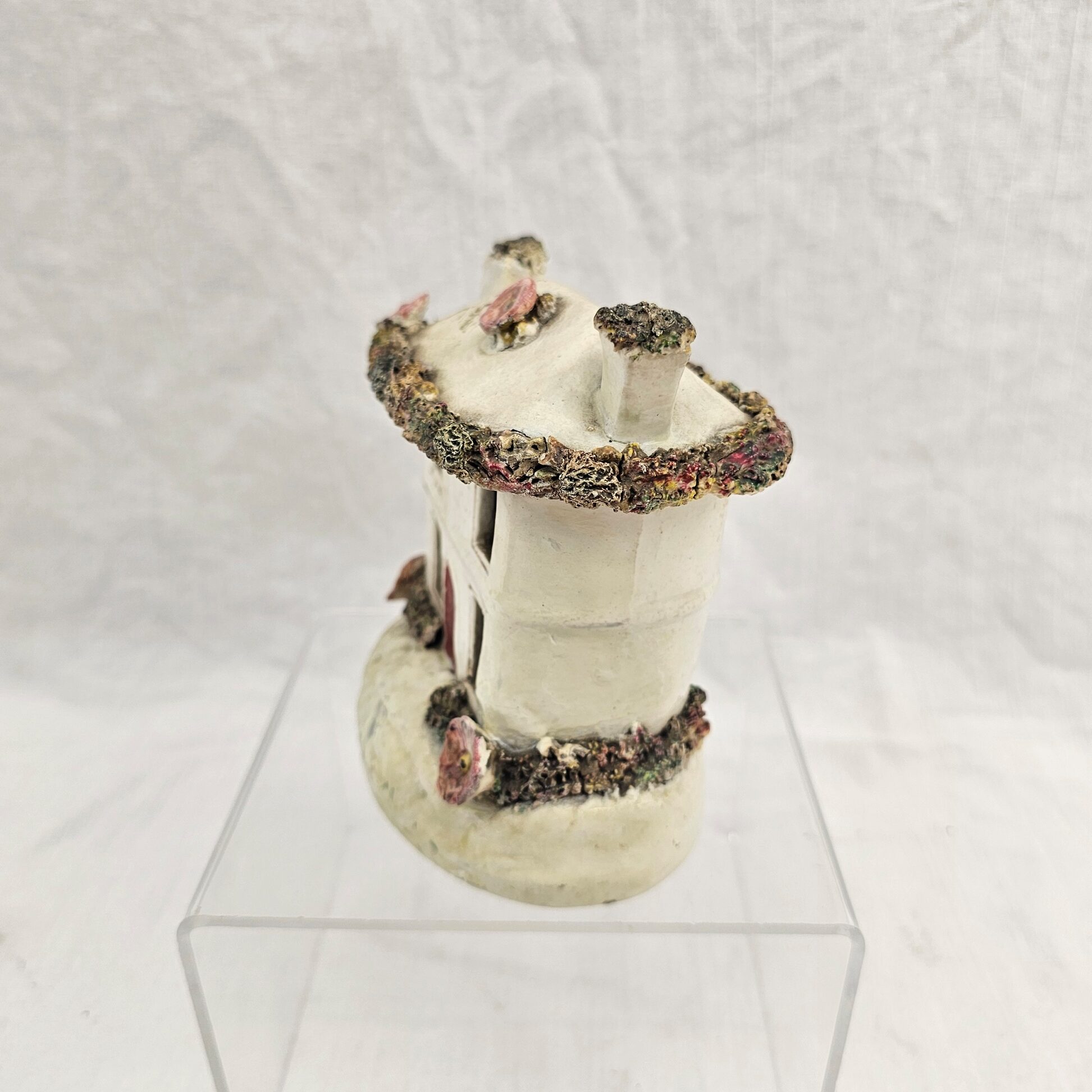 c1860 Victorian Staffordshire Cottage Pastille Burner 3