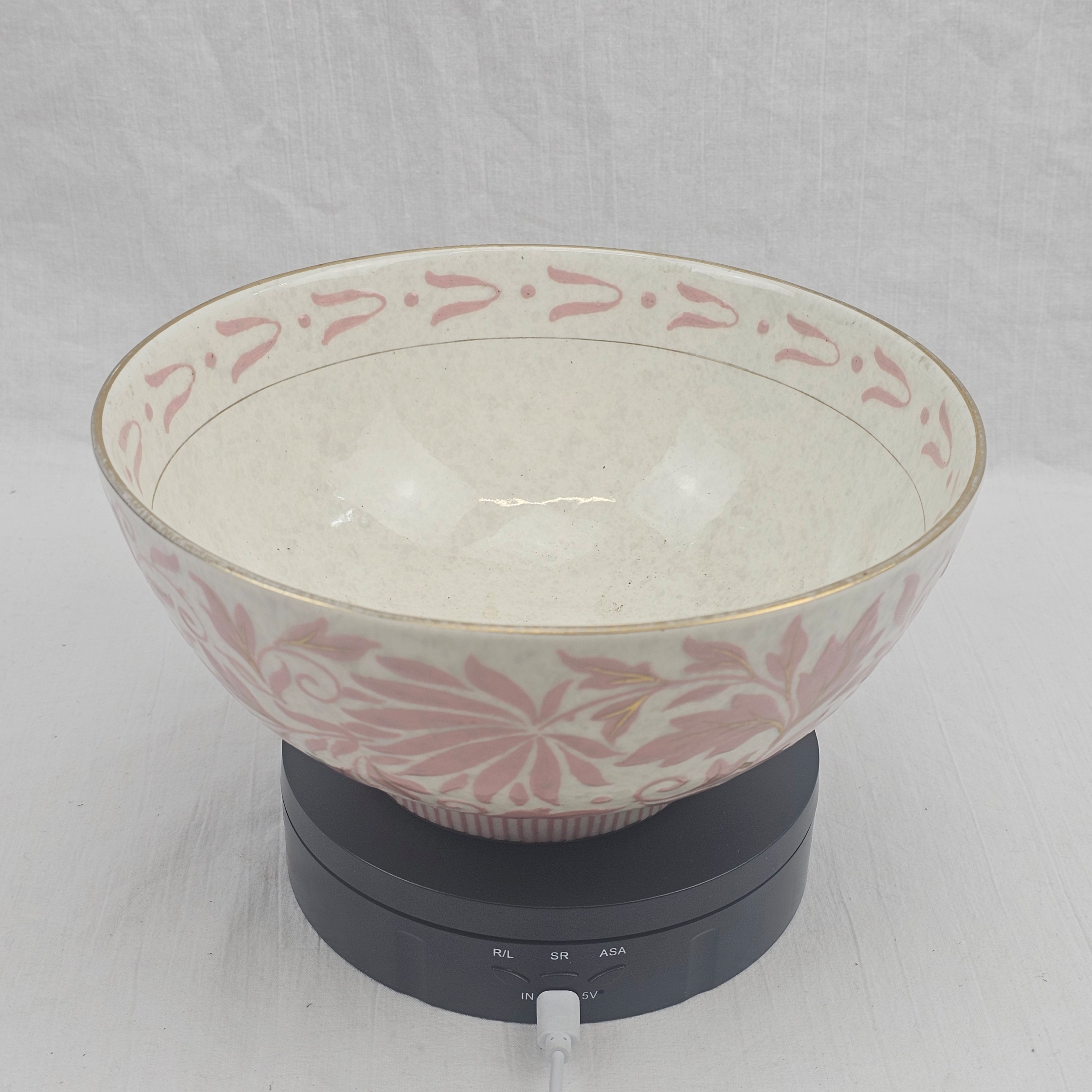 1940s Late Art Deco Charlotte Rhead Burleigh Ware Porcelain Bowl 1