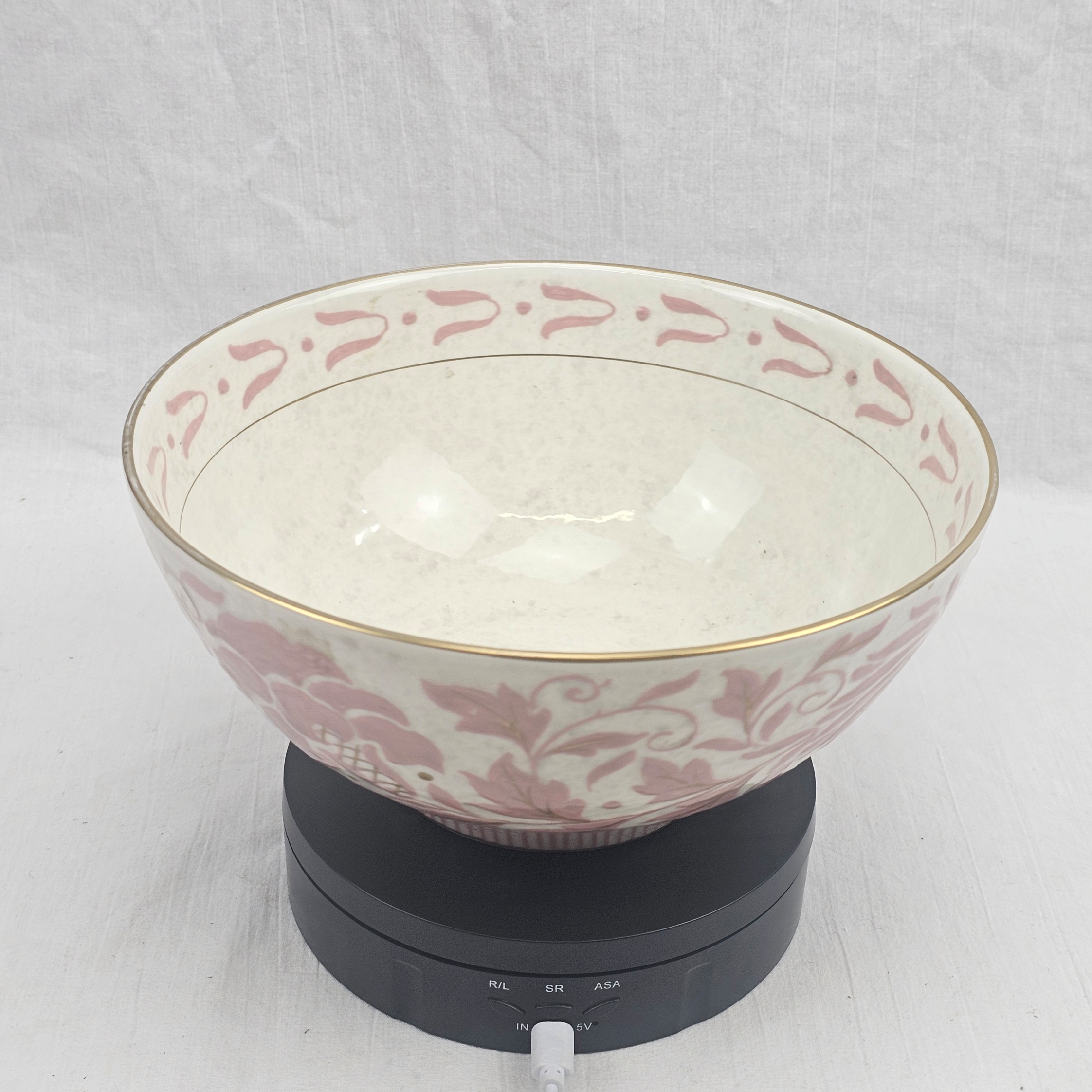 1940s Late Art Deco Charlotte Rhead Burleigh Ware Porcelain Bowl 4