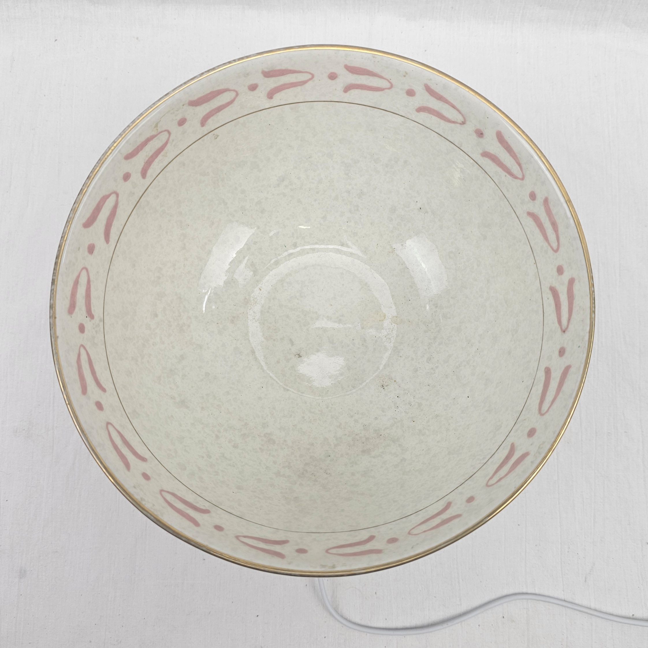 1940s Late Art Deco Charlotte Rhead Burleigh Ware Porcelain Bowl 6