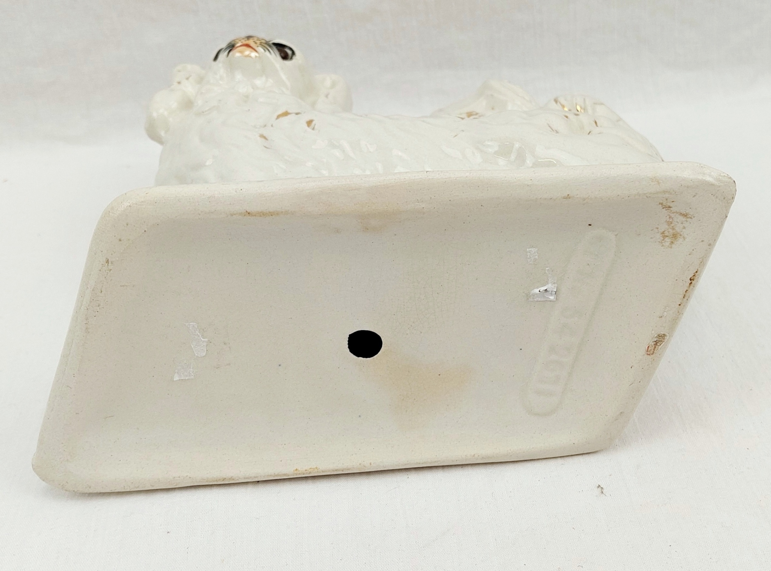 Antique Staffordshire Pekinese Wally Dog 6