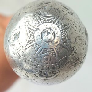 British Indian Army, Early 20th Century, Officer’s Swagger Stick of the 13th Frontier Force Rifles, “8 Coke’s” Battalion