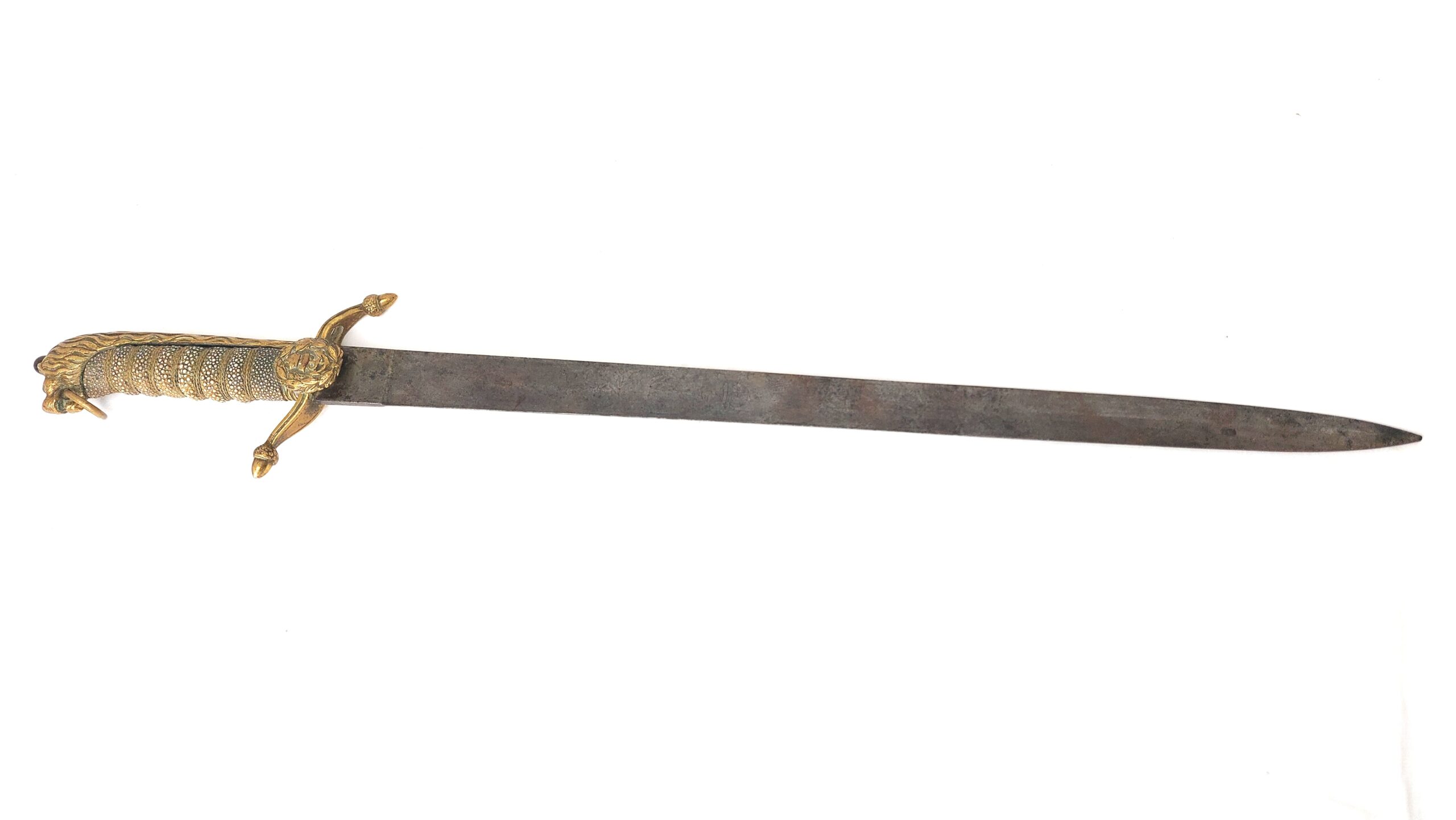 British, Early 20th Century, Royal Navy Officer’s Short Sword Dirk by Gieves, Portsmouth & London (1)