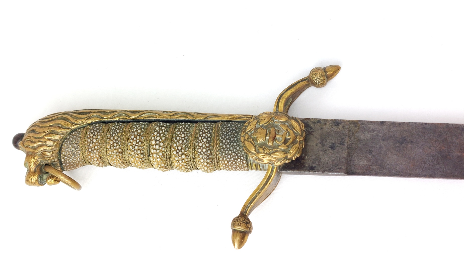 British, Early 20th Century, Royal Navy Officer’s Short Sword Dirk by Gieves, Portsmouth & London (2)