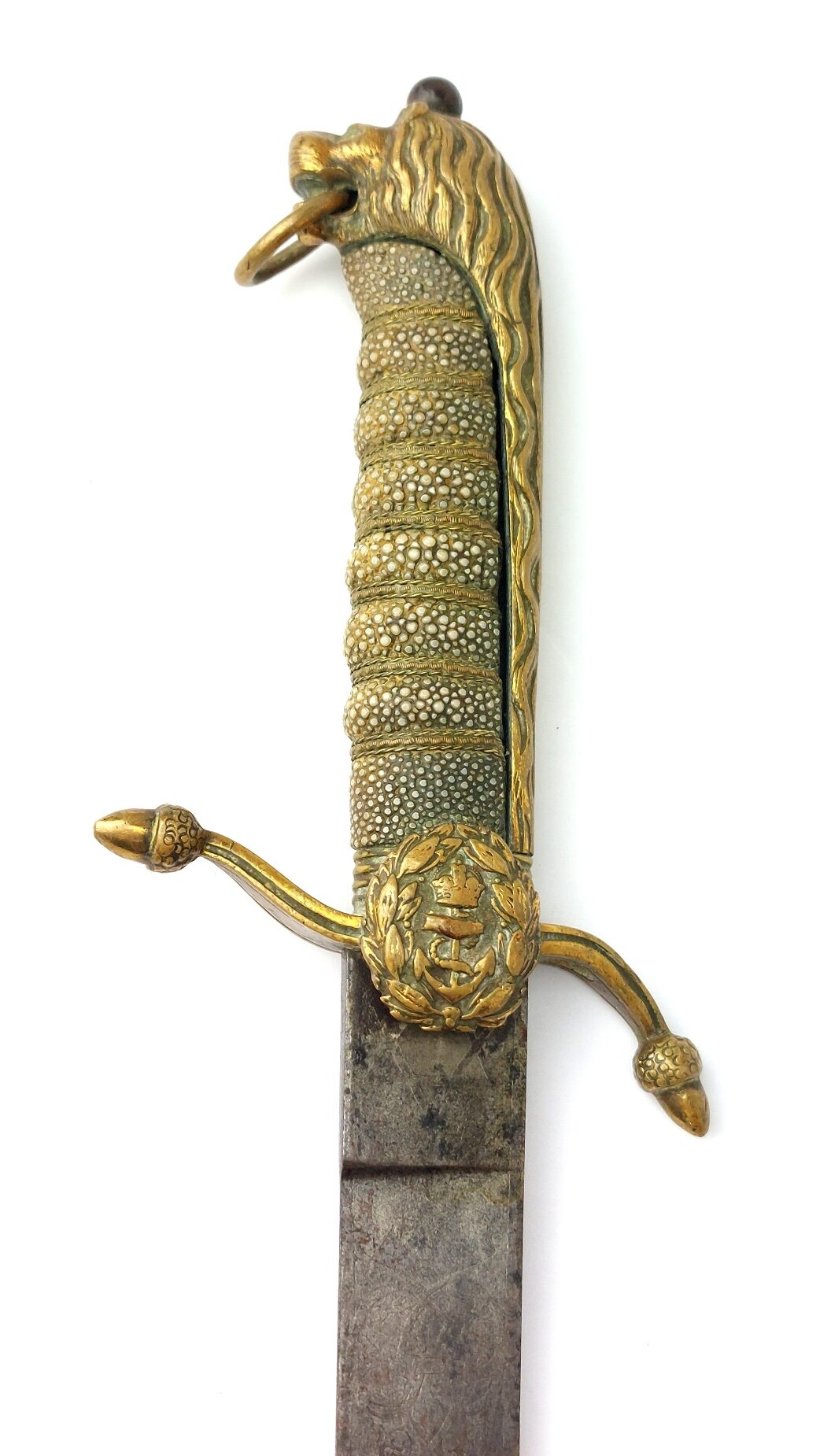 British, Early 20th Century, Royal Navy Officer’s Short Sword Dirk by Gieves, Portsmouth & London (20)