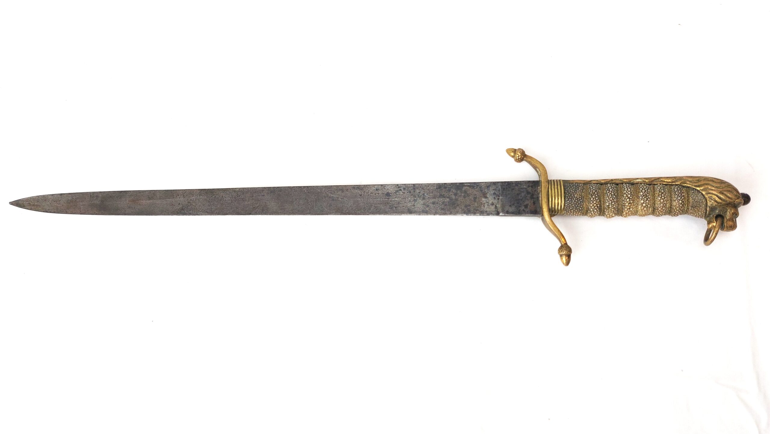 British, Early 20th Century, Royal Navy Officer’s Short Sword Dirk by Gieves, Portsmouth & London (5)