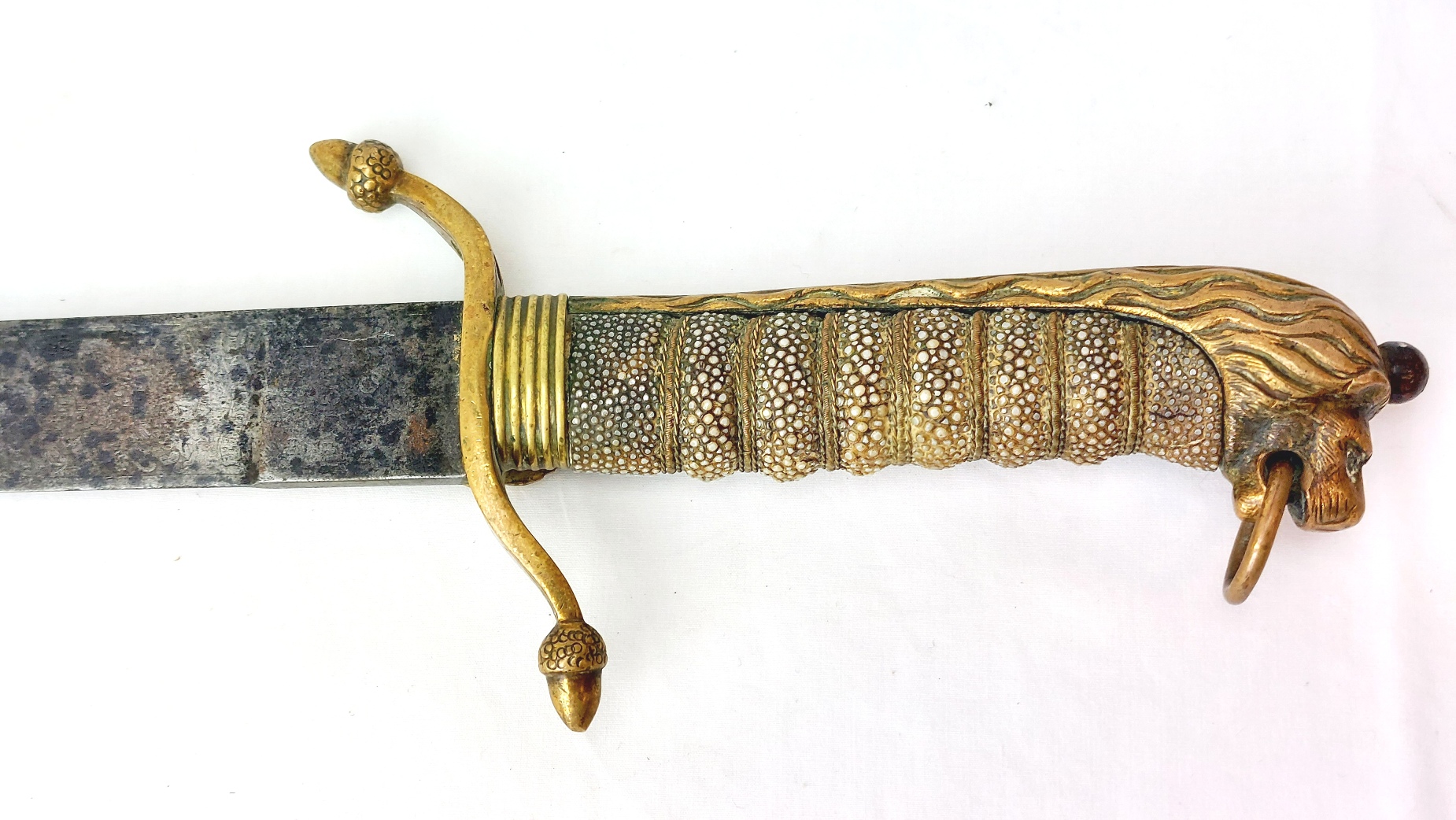British, Early 20th Century, Royal Navy Officer’s Short Sword Dirk by Gieves, Portsmouth & London (6)
