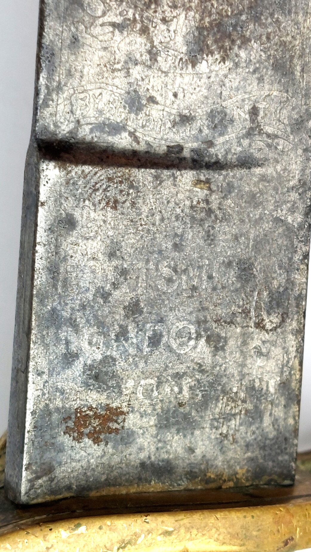 British, Early 20th Century, Royal Navy Officer’s Short Sword Dirk by Gieves, Portsmouth & London (9)