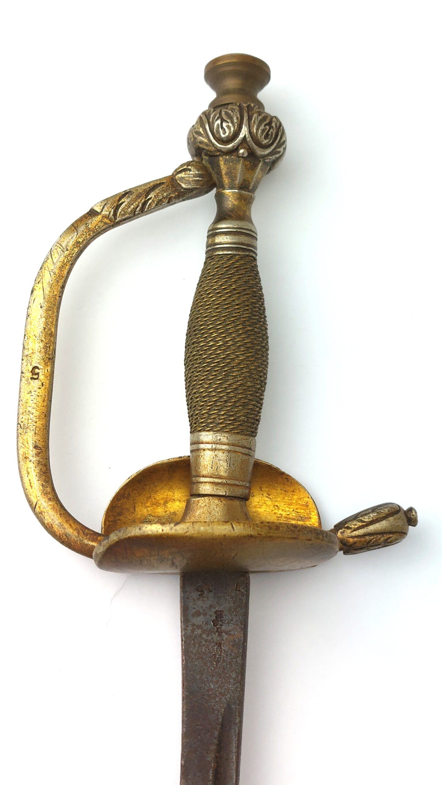 British, Early 20th Century, Wilkinson London Folding-Guard Fencing Foil Practice Smallsword (15)