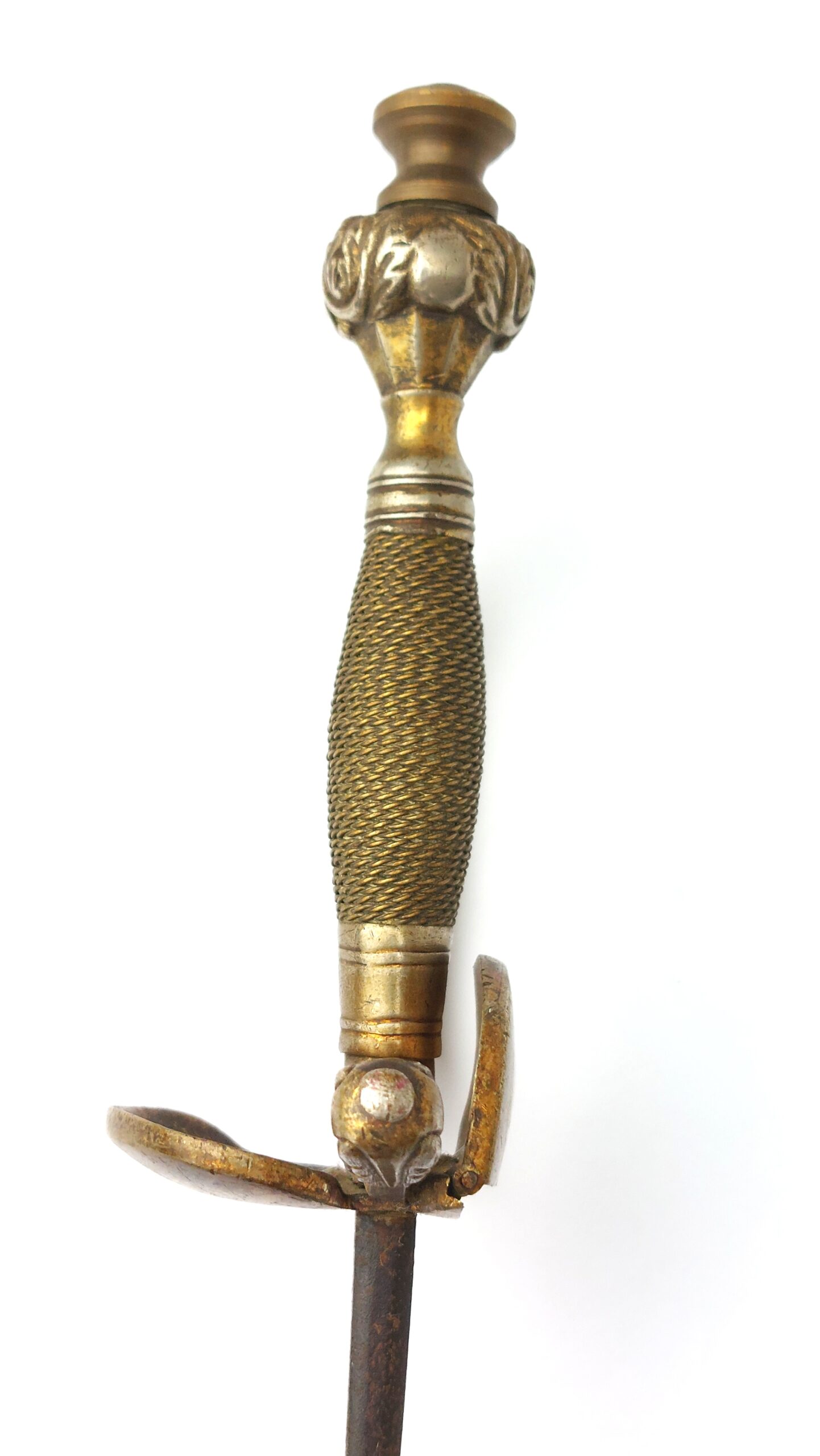 British, Early 20th Century, Wilkinson London Folding-Guard Fencing Foil Practice Smallsword (17)