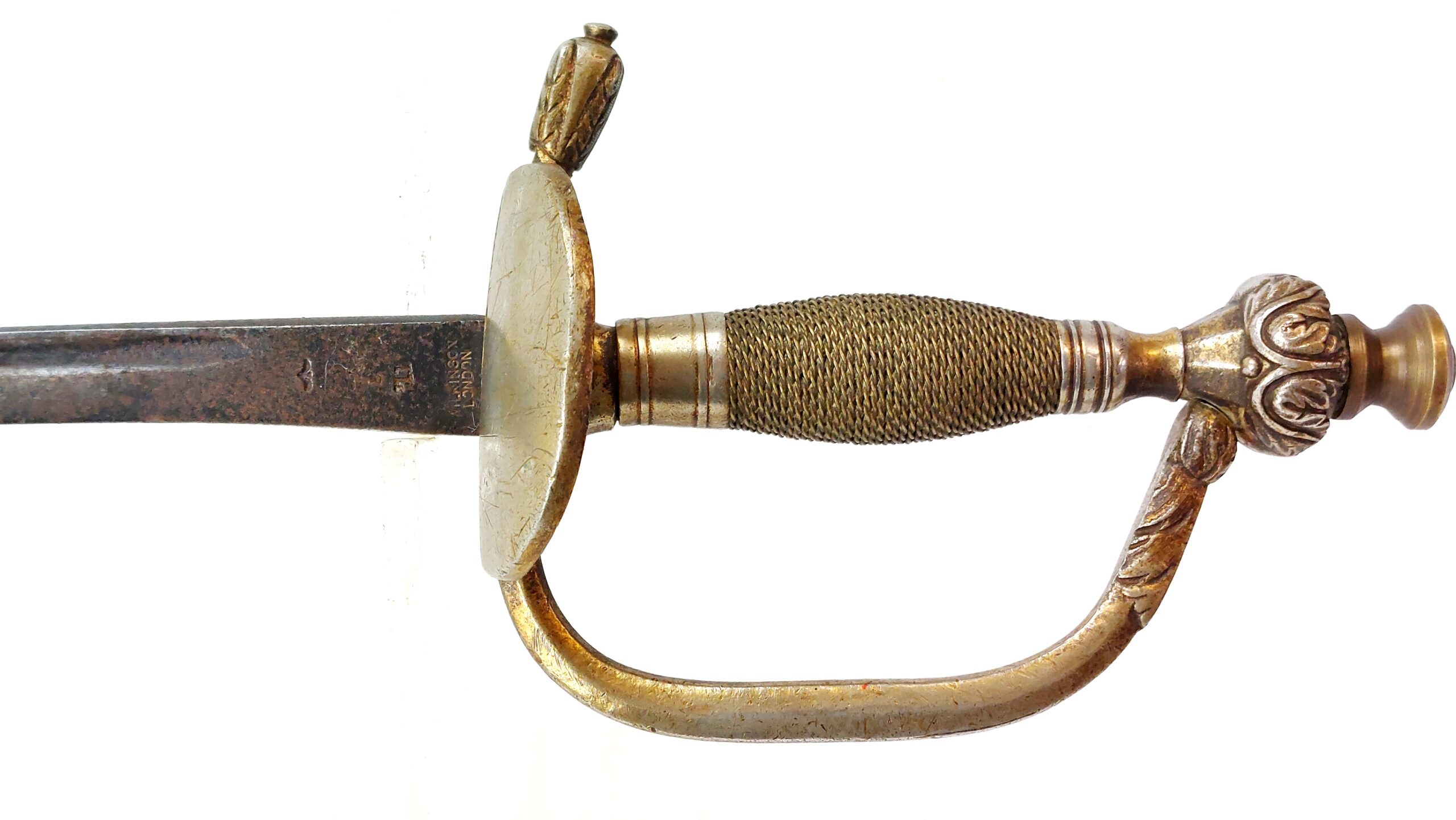 British, Early 20th Century, Wilkinson London Folding-Guard Fencing Foil Practice Smallsword (7)