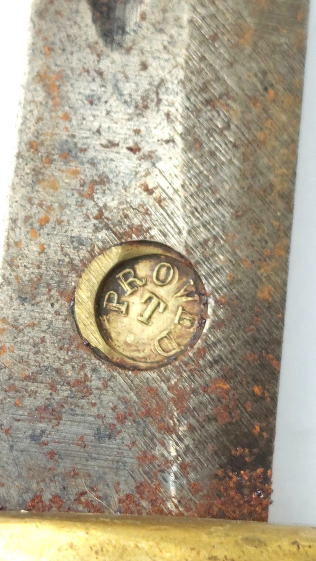 British, Late Victorian Period, Infantry or Naval Pattern Practice Cadet Sabre by Thurkle, London (11)