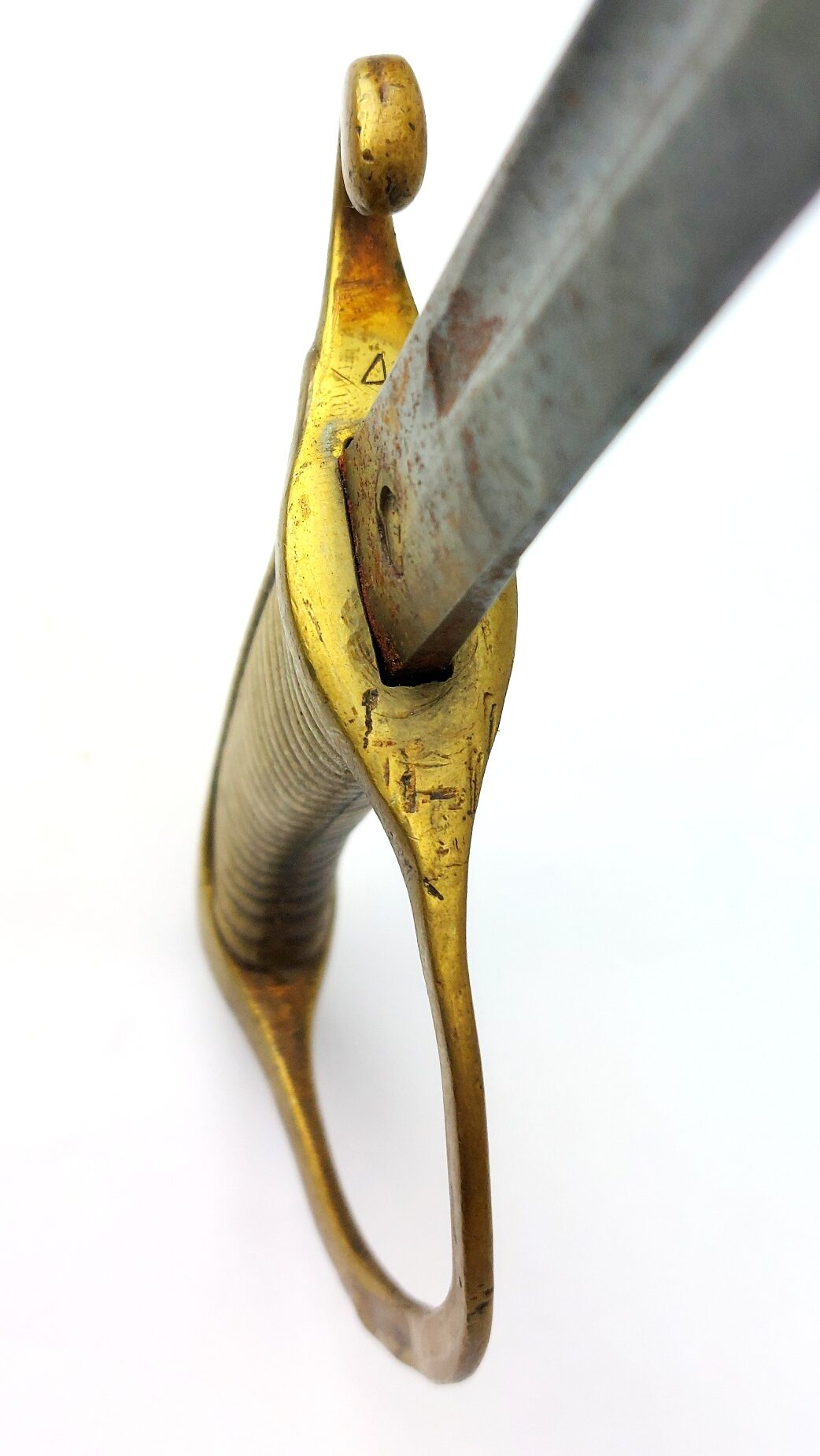 British, Late Victorian Period, Infantry or Naval Pattern Practice Cadet Sabre by Thurkle, London (13)