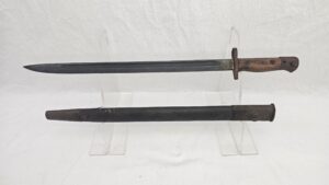 British Unmarked 1907 Pattern Bayonet And Scabbard For The SMLE Rifle